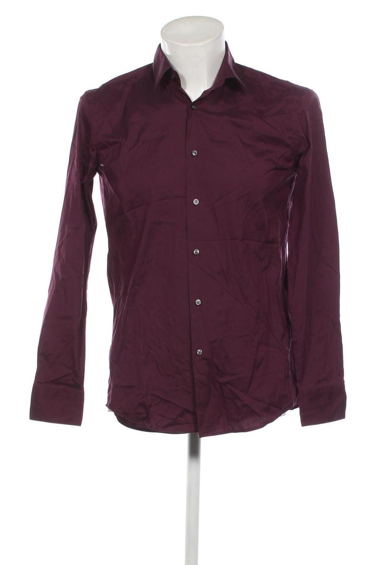 Ανδρικό πουκάμισο Hugo Boss, Μέγεθος M, Χρώμα Βιολετί, Τιμή 54,50 €