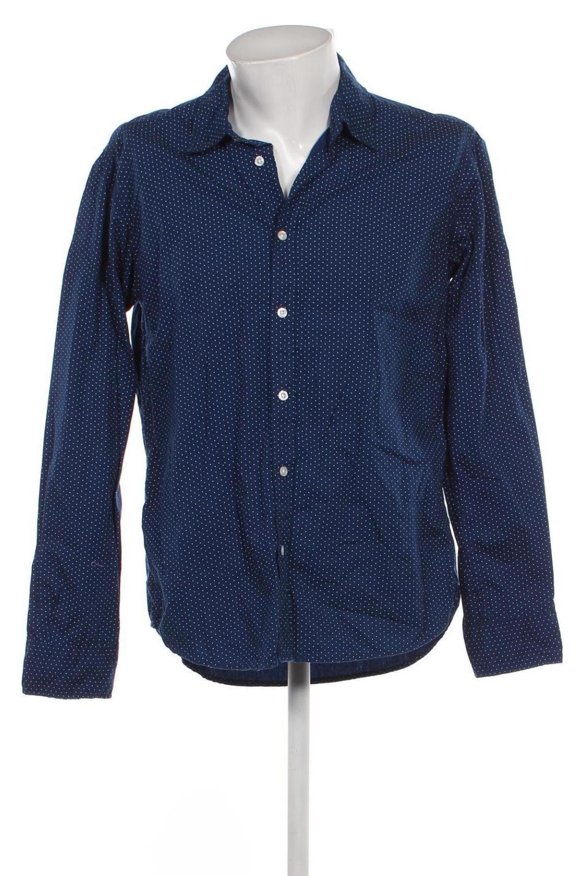 Ανδρικό πουκάμισο Identic, Μέγεθος L, Χρώμα Μπλέ, Τιμή 17,94 €