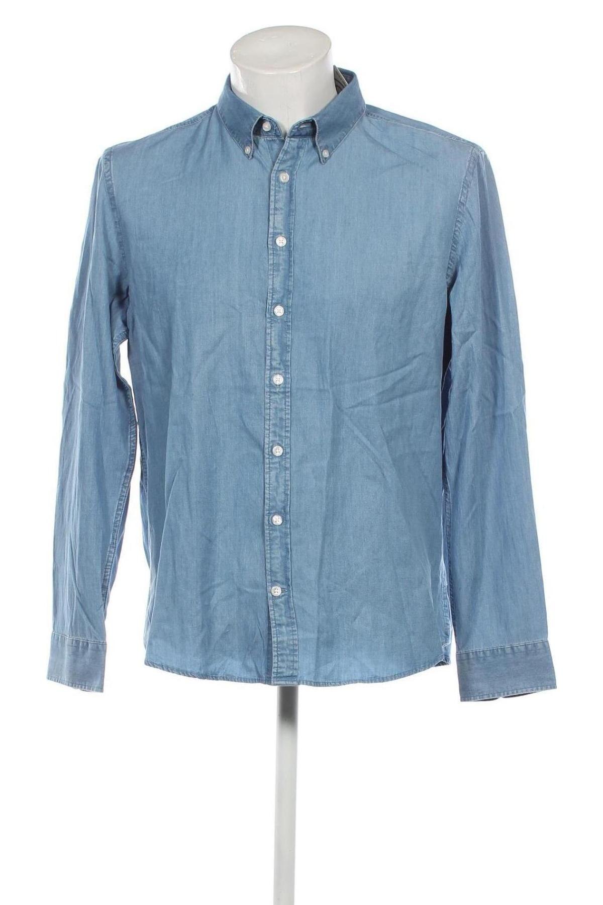 Ανδρικό πουκάμισο Jake*s, Μέγεθος XL, Χρώμα Μπλέ, Τιμή 22,27 €