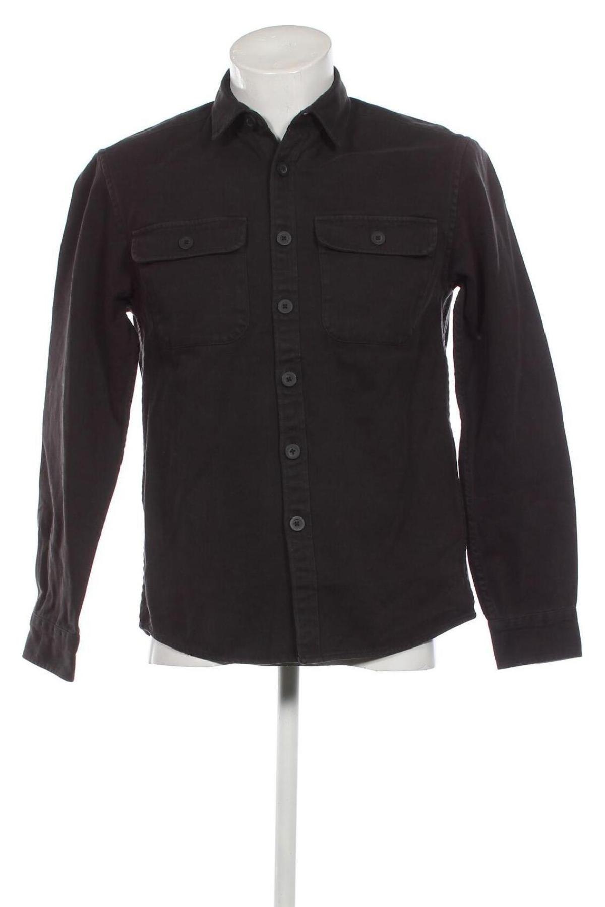 Ανδρικό πουκάμισο Jake*s, Μέγεθος M, Χρώμα Μαύρο, Τιμή 7,42 €