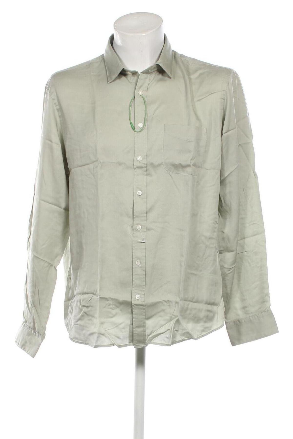Ανδρικό πουκάμισο Jake*s, Μέγεθος XL, Χρώμα Πράσινο, Τιμή 7,05 €