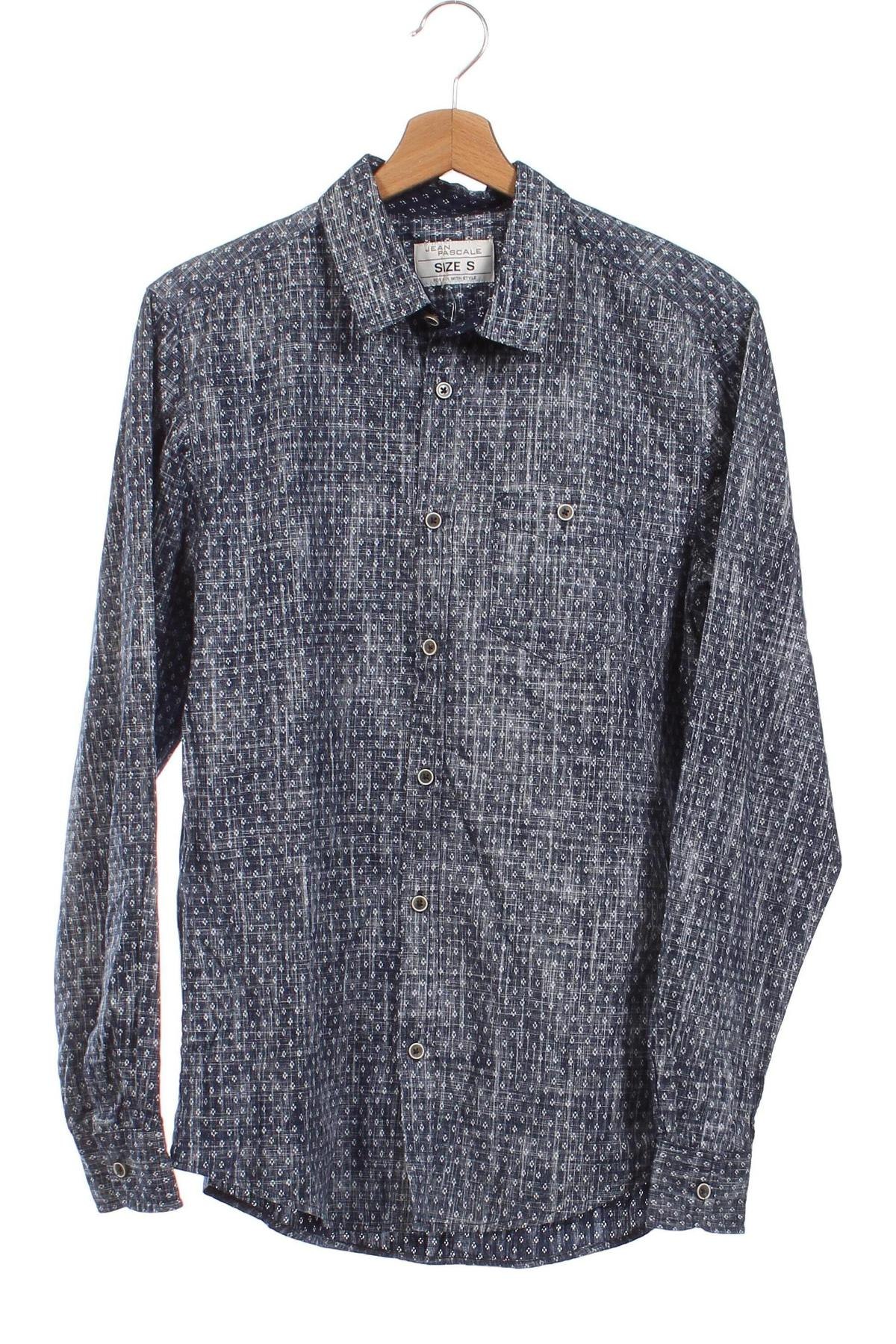 Ανδρικό πουκάμισο Jean Pascale, Μέγεθος S, Χρώμα Μπλέ, Τιμή 3,95 €