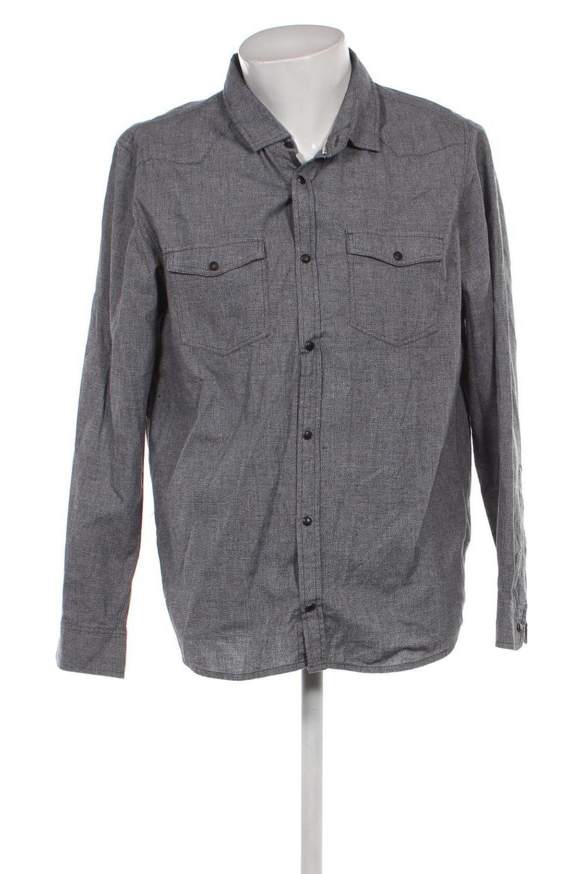 Herrenhemd Jean Pascale, Größe XL, Farbe Grau, Preis 11,50 €