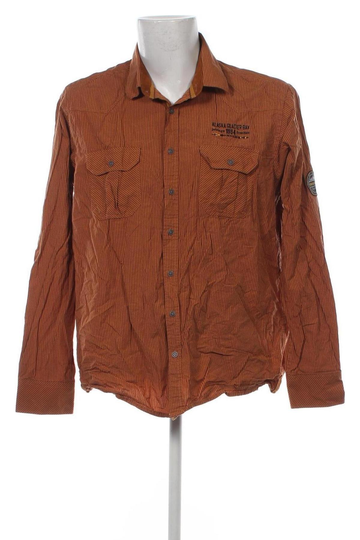 Ανδρικό πουκάμισο Jim Spencer, Μέγεθος XL, Χρώμα Πορτοκαλί, Τιμή 4,31 €