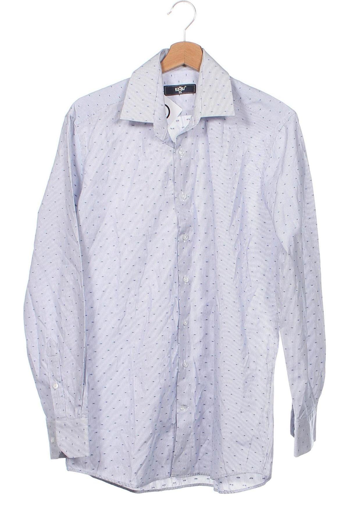 Ανδρικό πουκάμισο Kigili, Μέγεθος M, Χρώμα Μπλέ, Τιμή 3,59 €