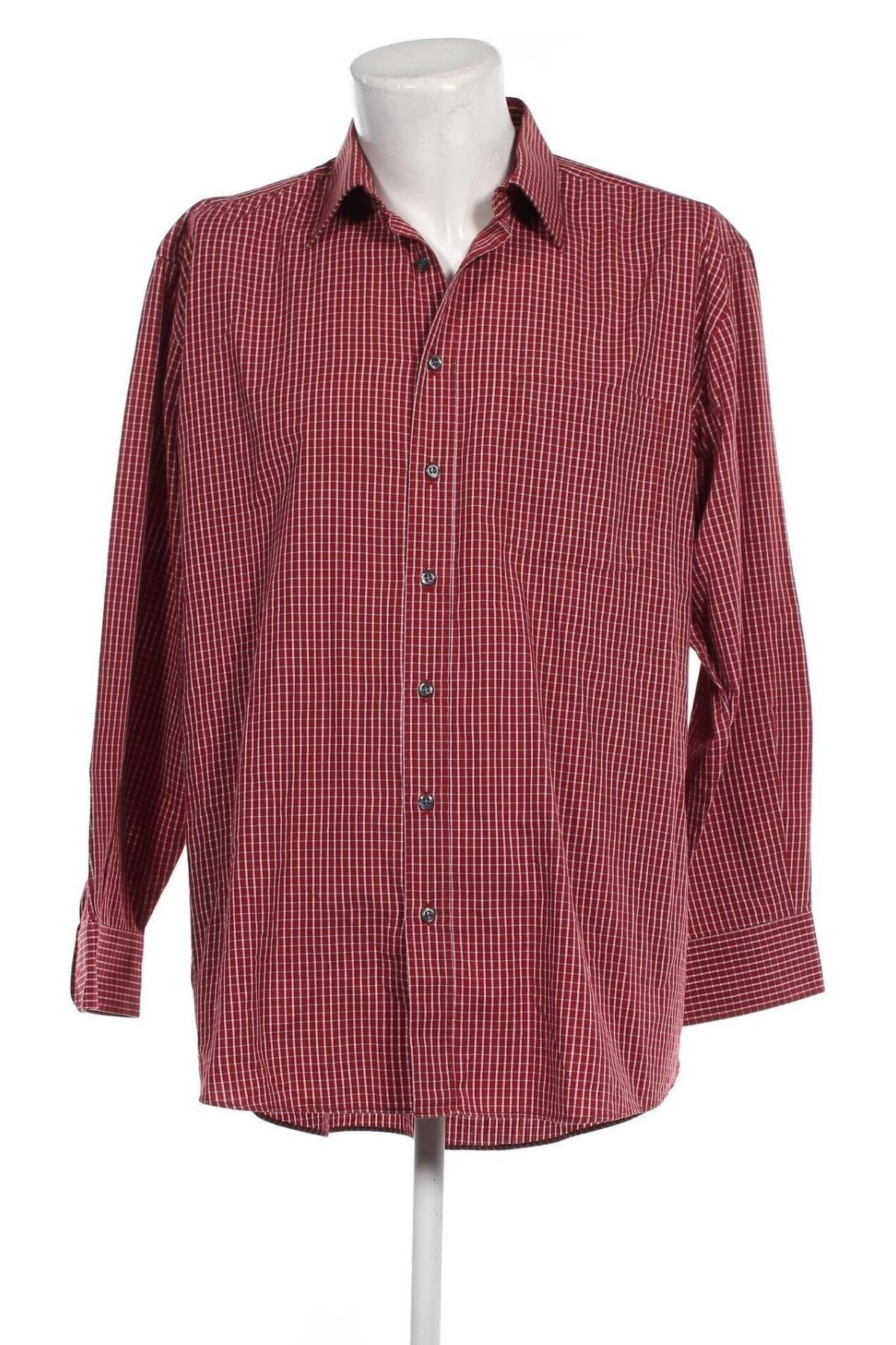 Ανδρικό πουκάμισο Kingfield, Μέγεθος XL, Χρώμα Κόκκινο, Τιμή 8,61 €