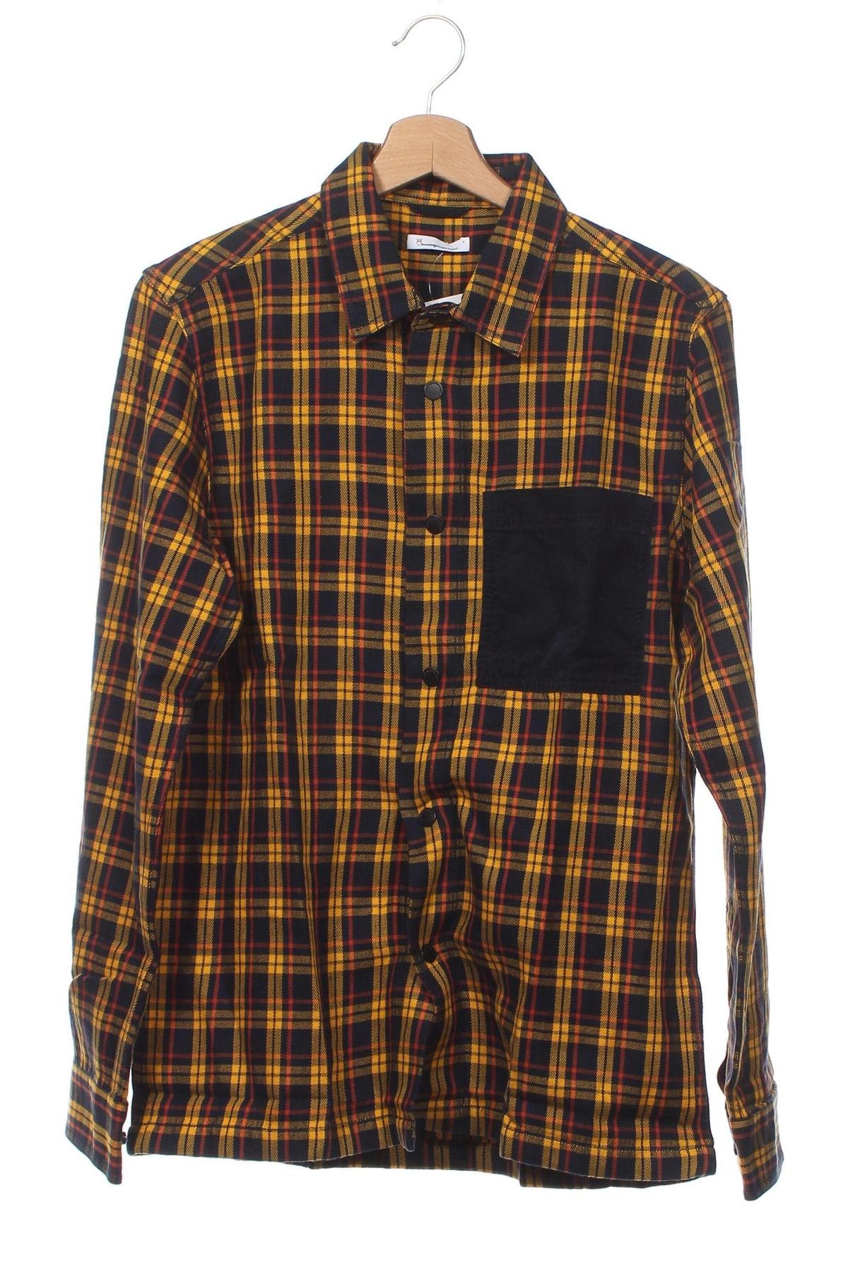 Ανδρικό πουκάμισο Knowledge Cotton Apparel, Μέγεθος S, Χρώμα Πολύχρωμο, Τιμή 30,76 €