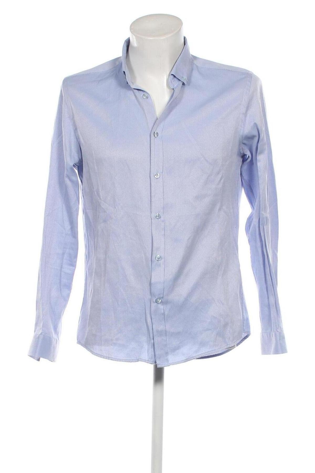 Ανδρικό πουκάμισο Koton, Μέγεθος L, Χρώμα Μπλέ, Τιμή 8,89 €