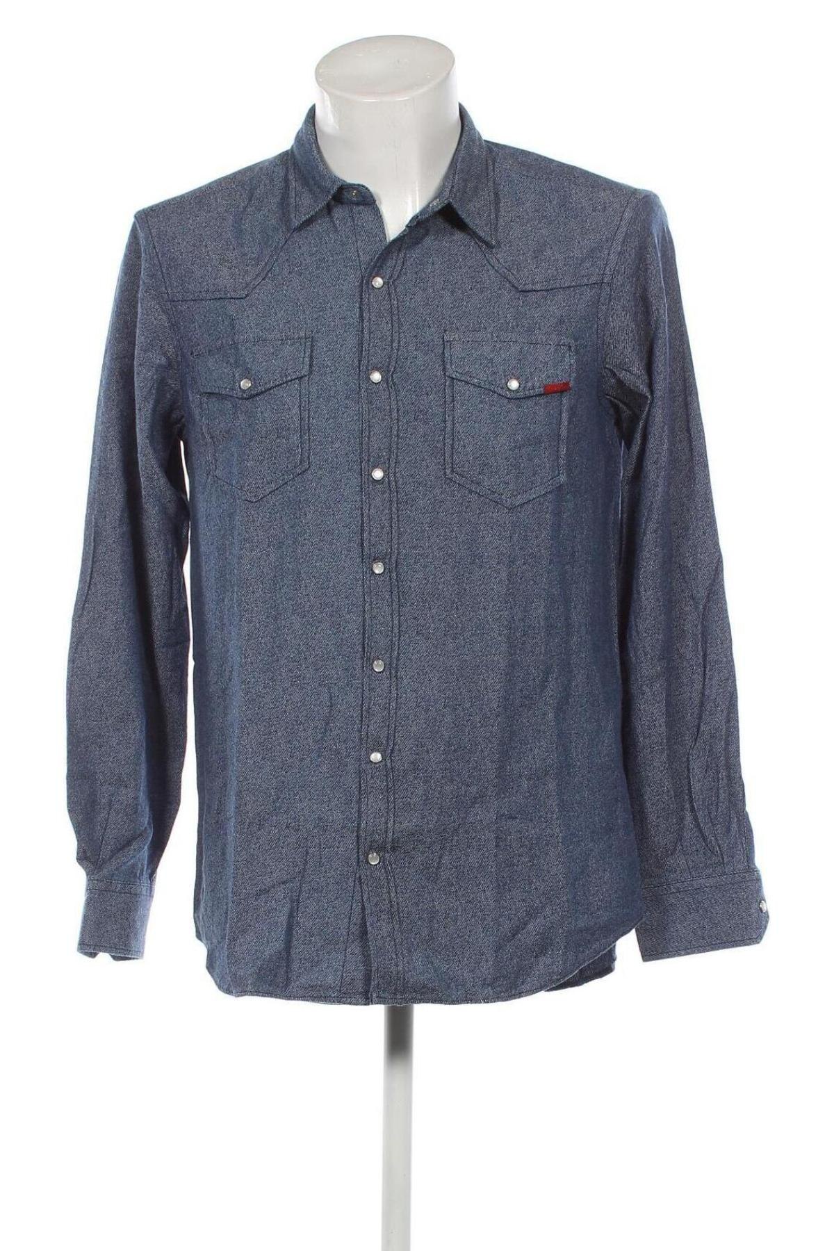 Ανδρικό πουκάμισο Liu Jo, Μέγεθος L, Χρώμα Μπλέ, Τιμή 39,43 €