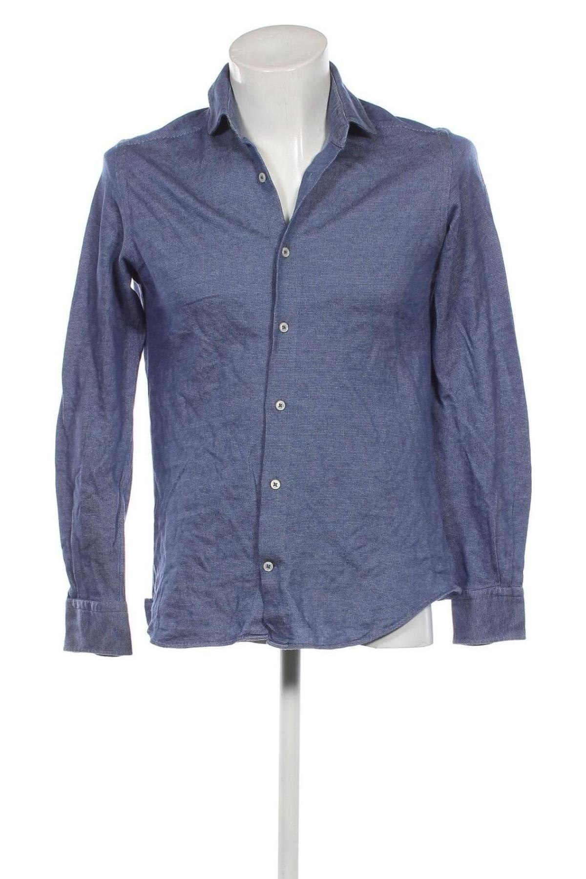 Herrenhemd Massimo Dutti, Größe M, Farbe Blau, Preis 14,72 €
