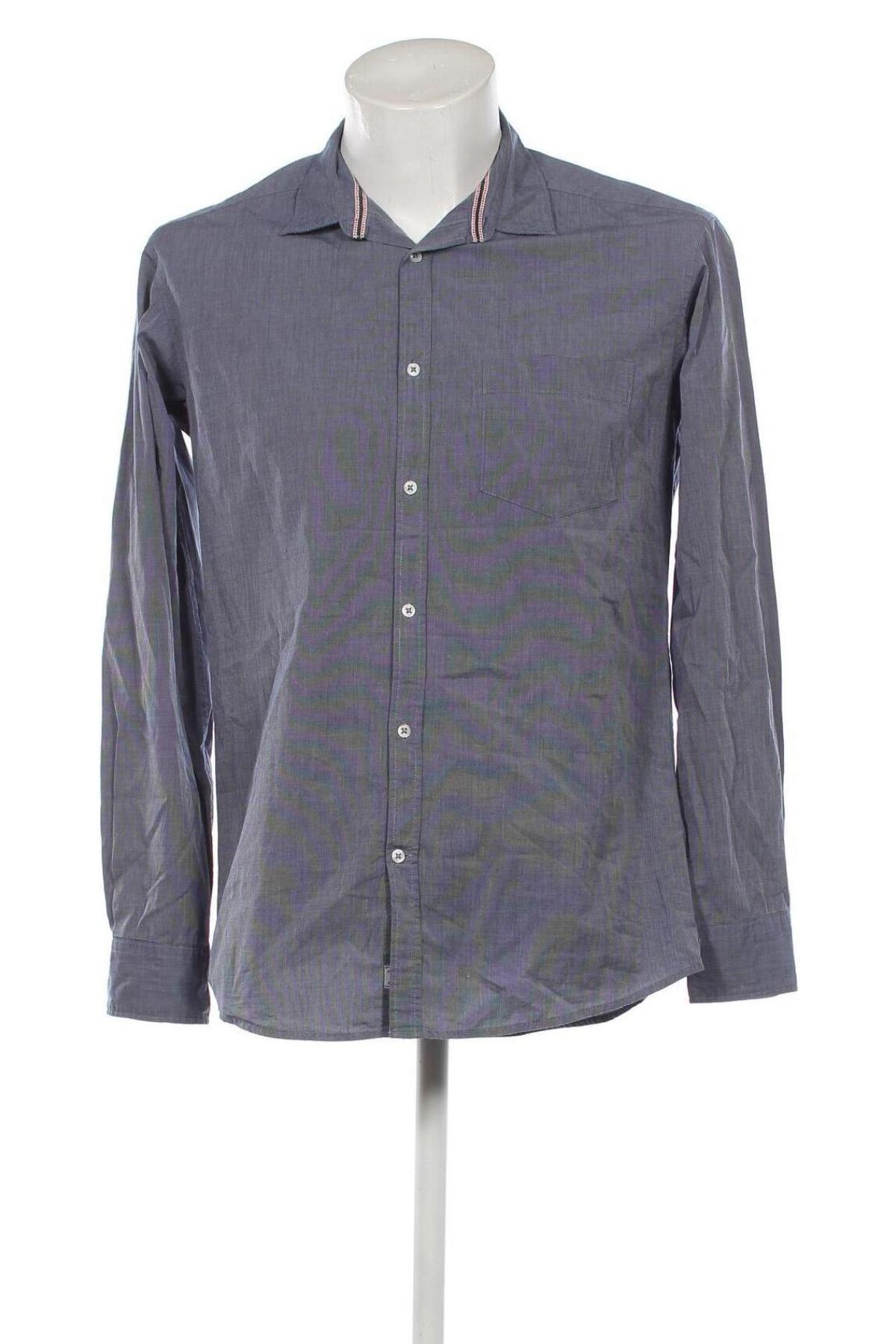 Ανδρικό πουκάμισο My Blue by Tchibo, Μέγεθος M, Χρώμα Μπλέ, Τιμή 4,49 €