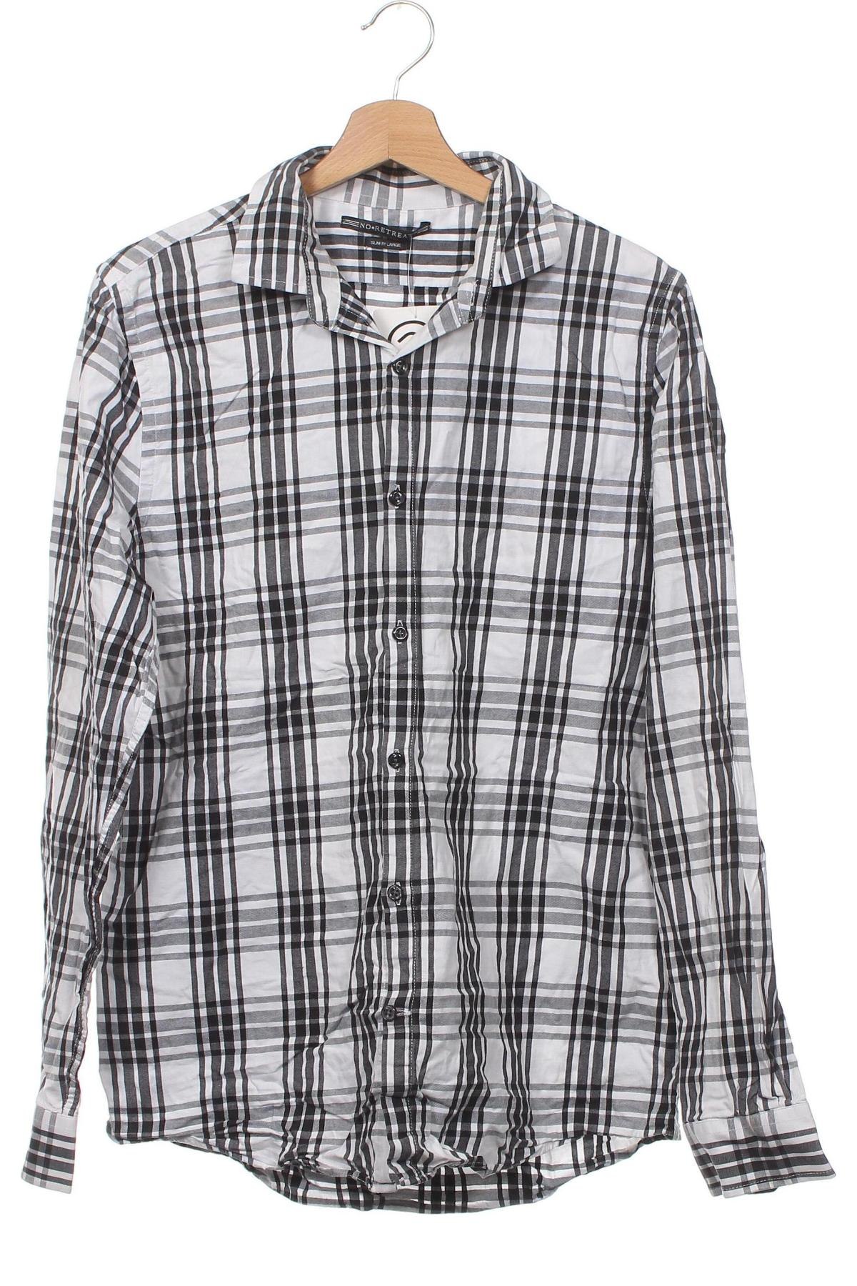 Ανδρικό πουκάμισο No Retreat, Μέγεθος M, Χρώμα Πολύχρωμο, Τιμή 4,08 €