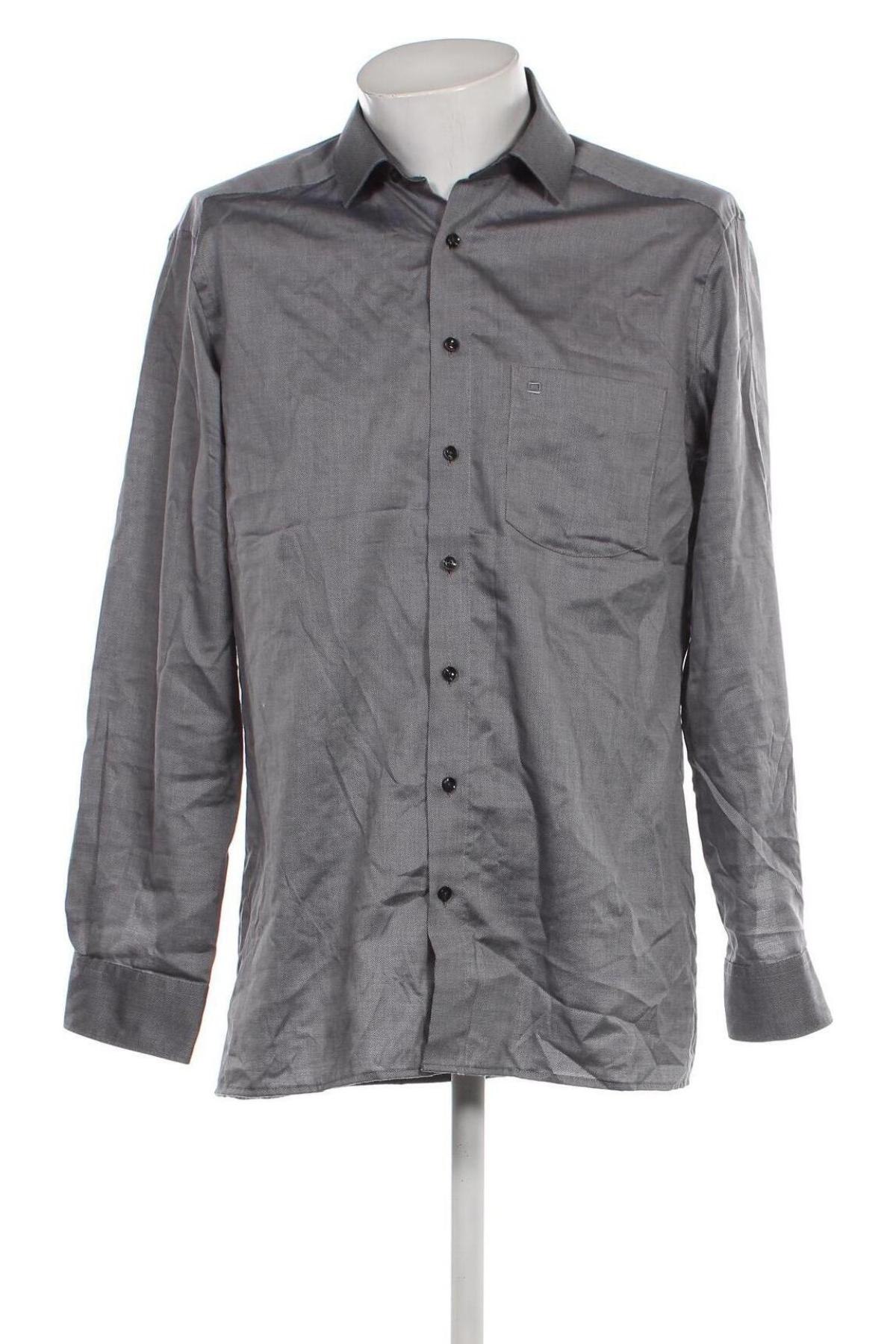 Herrenhemd Olymp, Größe L, Farbe Grau, Preis € 15,70