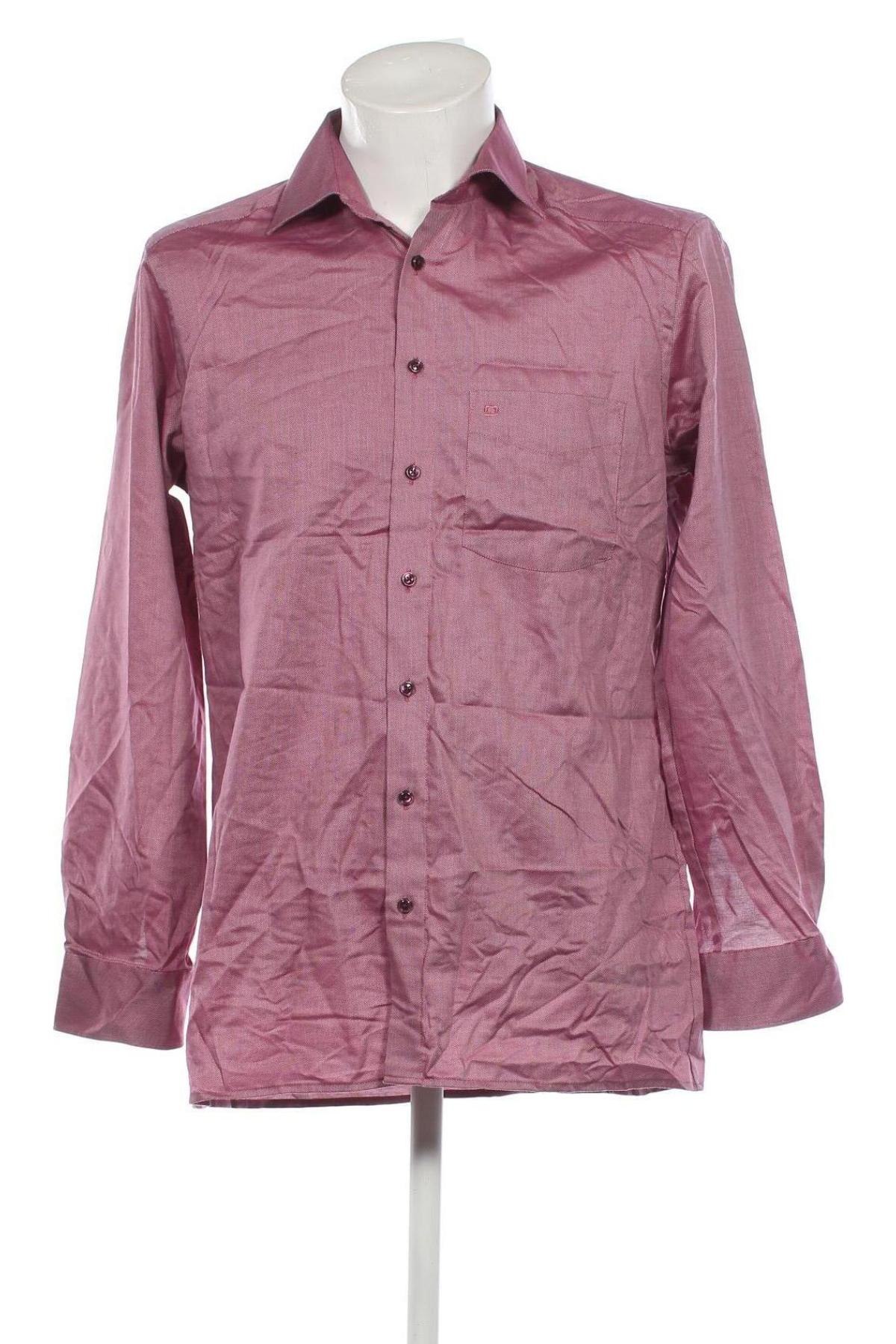 Ανδρικό πουκάμισο Olymp, Μέγεθος L, Χρώμα Ρόζ , Τιμή 29,07 €