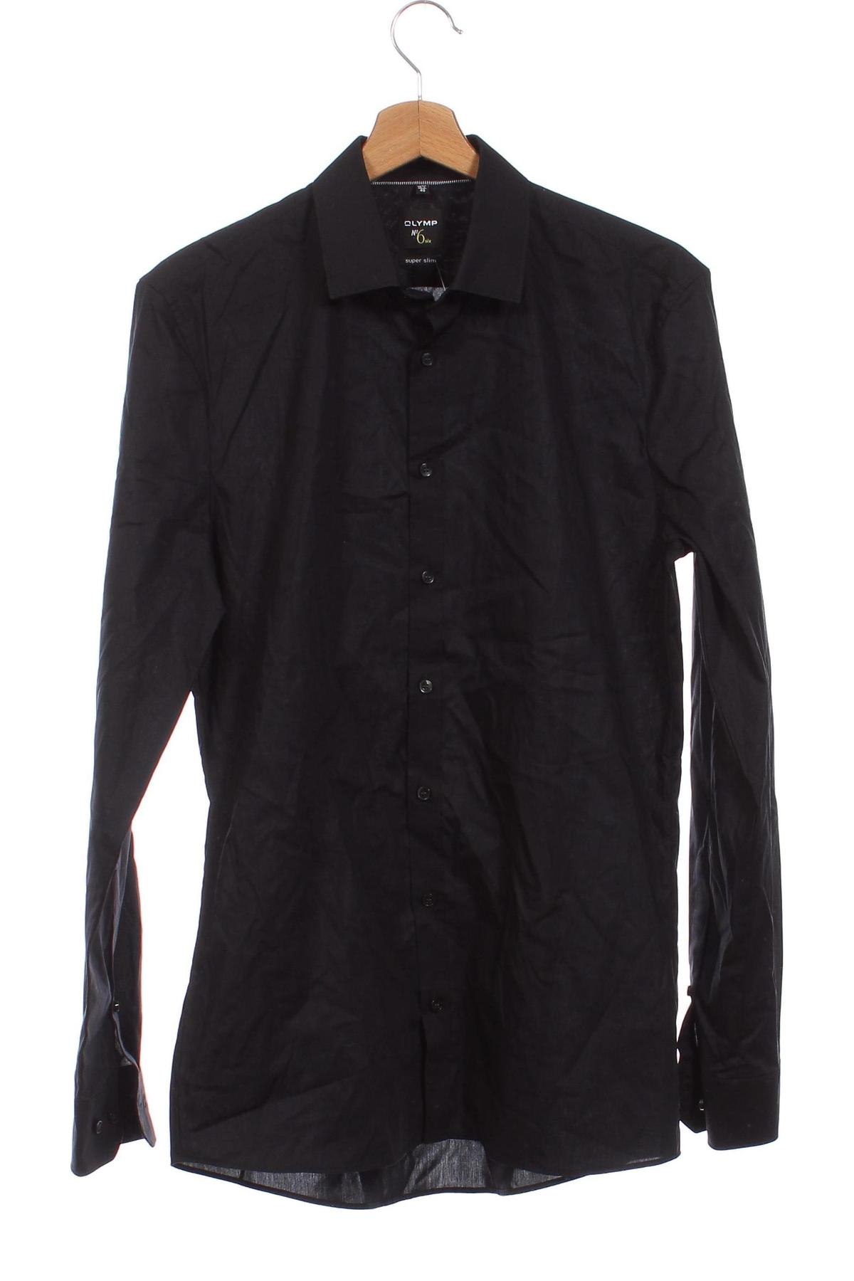 Мъжка риза Olymp, Размер M, Цвят Черен, Цена 38,07 лв.