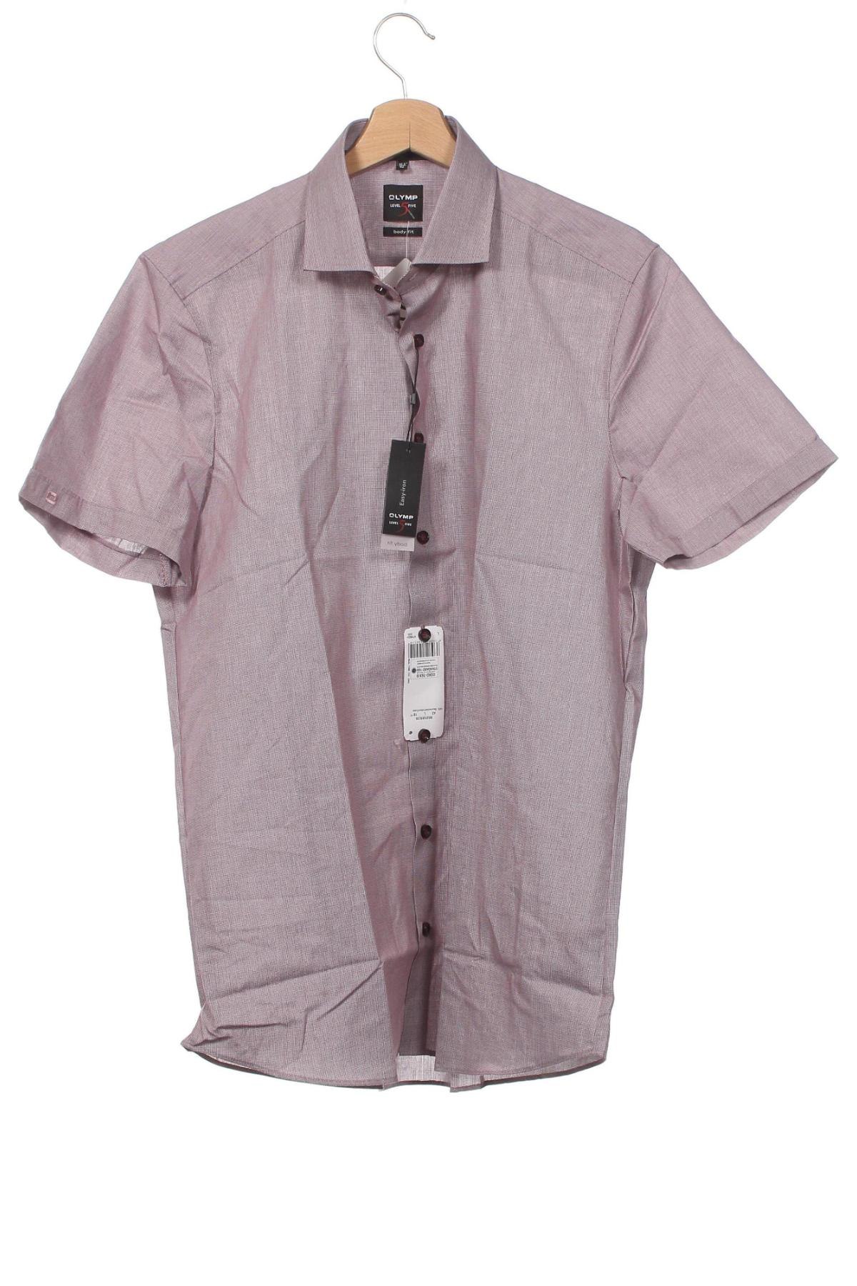 Ανδρικό πουκάμισο Olymp, Μέγεθος L, Χρώμα Ρόζ , Τιμή 41,54 €