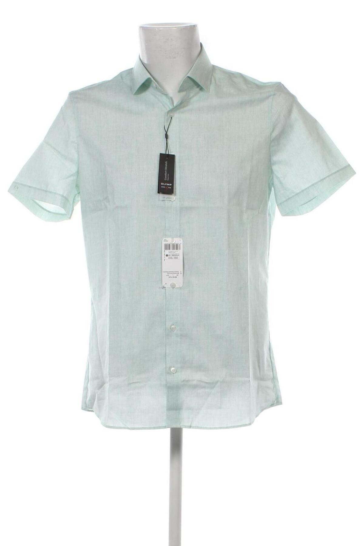Мъжка риза Olymp, Размер L, Цвят Зелен, Цена 55,08 лв.