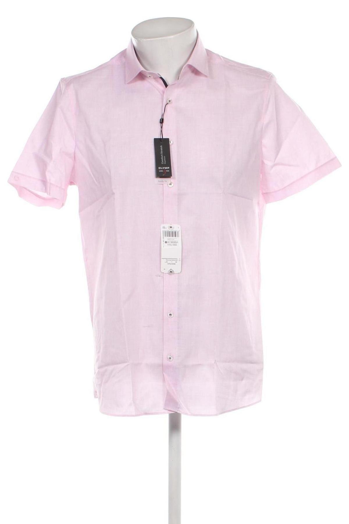 Ανδρικό πουκάμισο Olymp, Μέγεθος L, Χρώμα Ρόζ , Τιμή 26,82 €