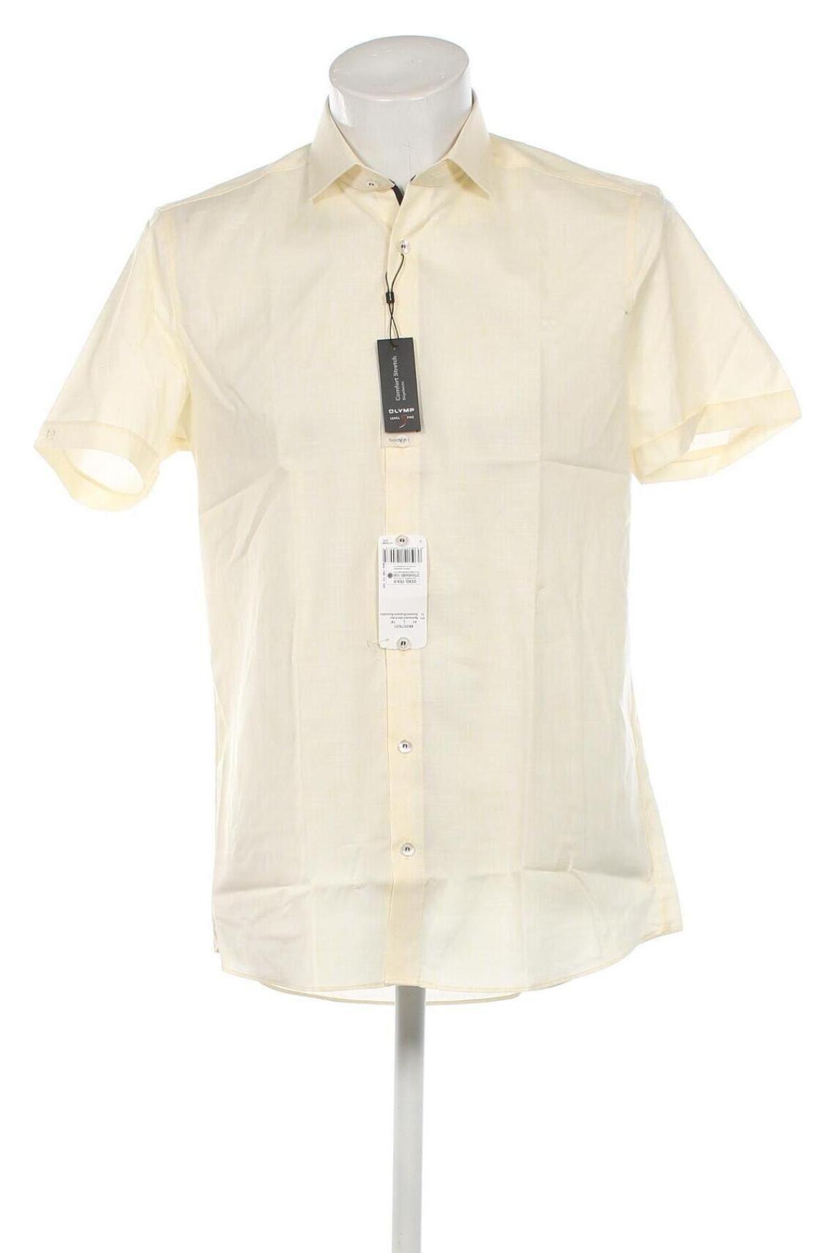 Мъжка риза Olymp, Размер L, Цвят Жълт, Цена 82,62 лв.