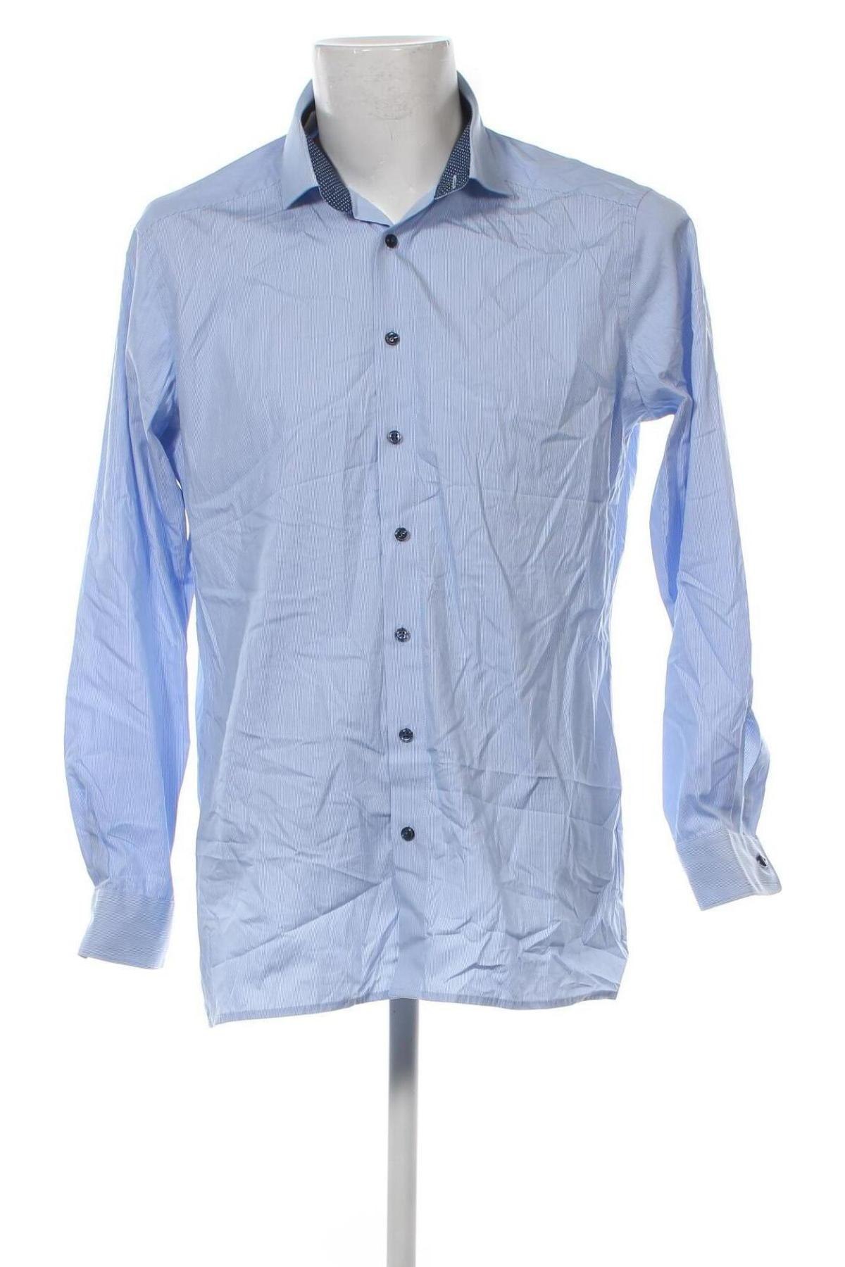 Мъжка риза Olymp, Размер L, Цвят Син, Цена 44,18 лв.