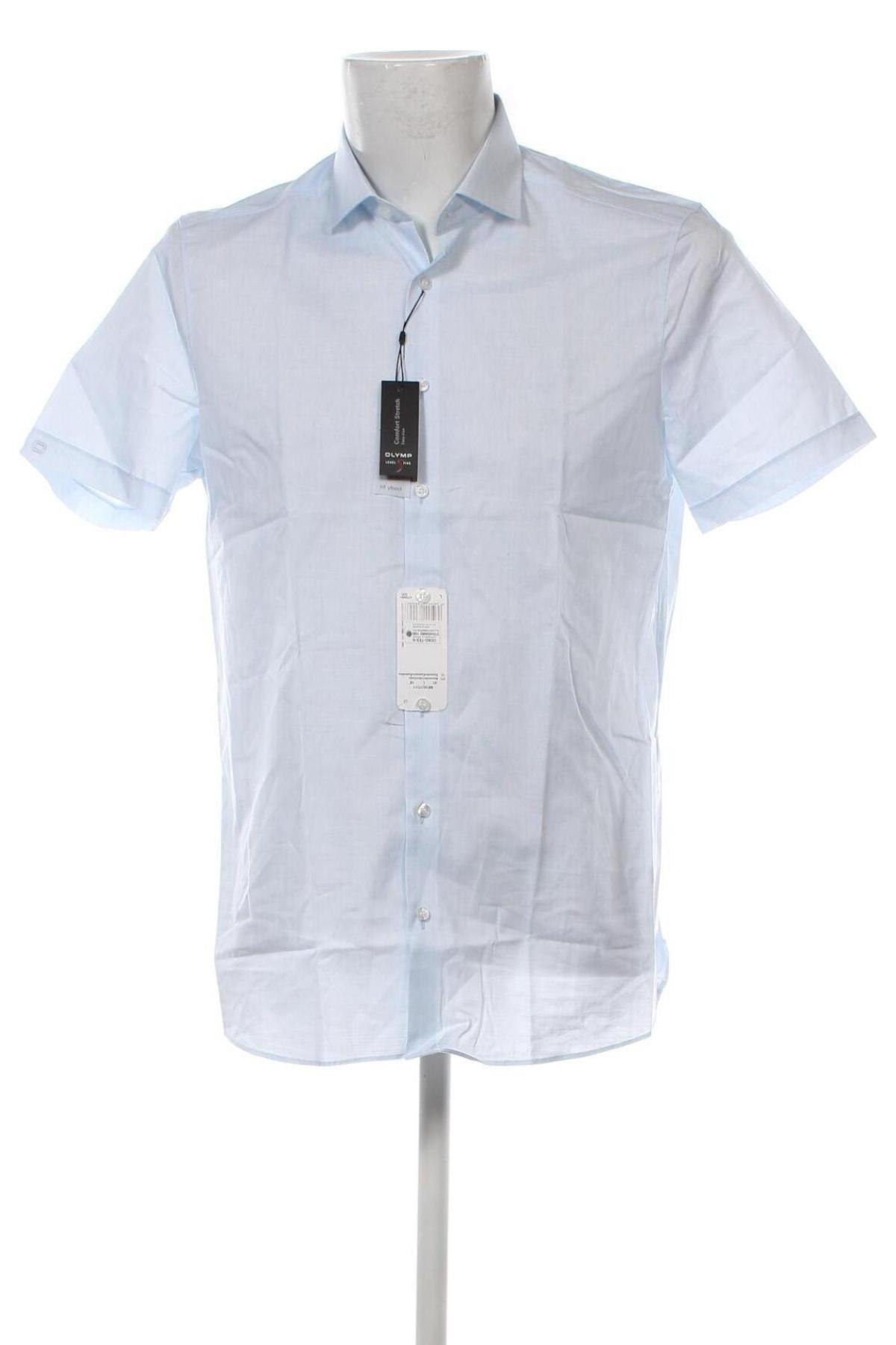 Ανδρικό πουκάμισο Olymp, Μέγεθος L, Χρώμα Μπλέ, Τιμή 43,98 €