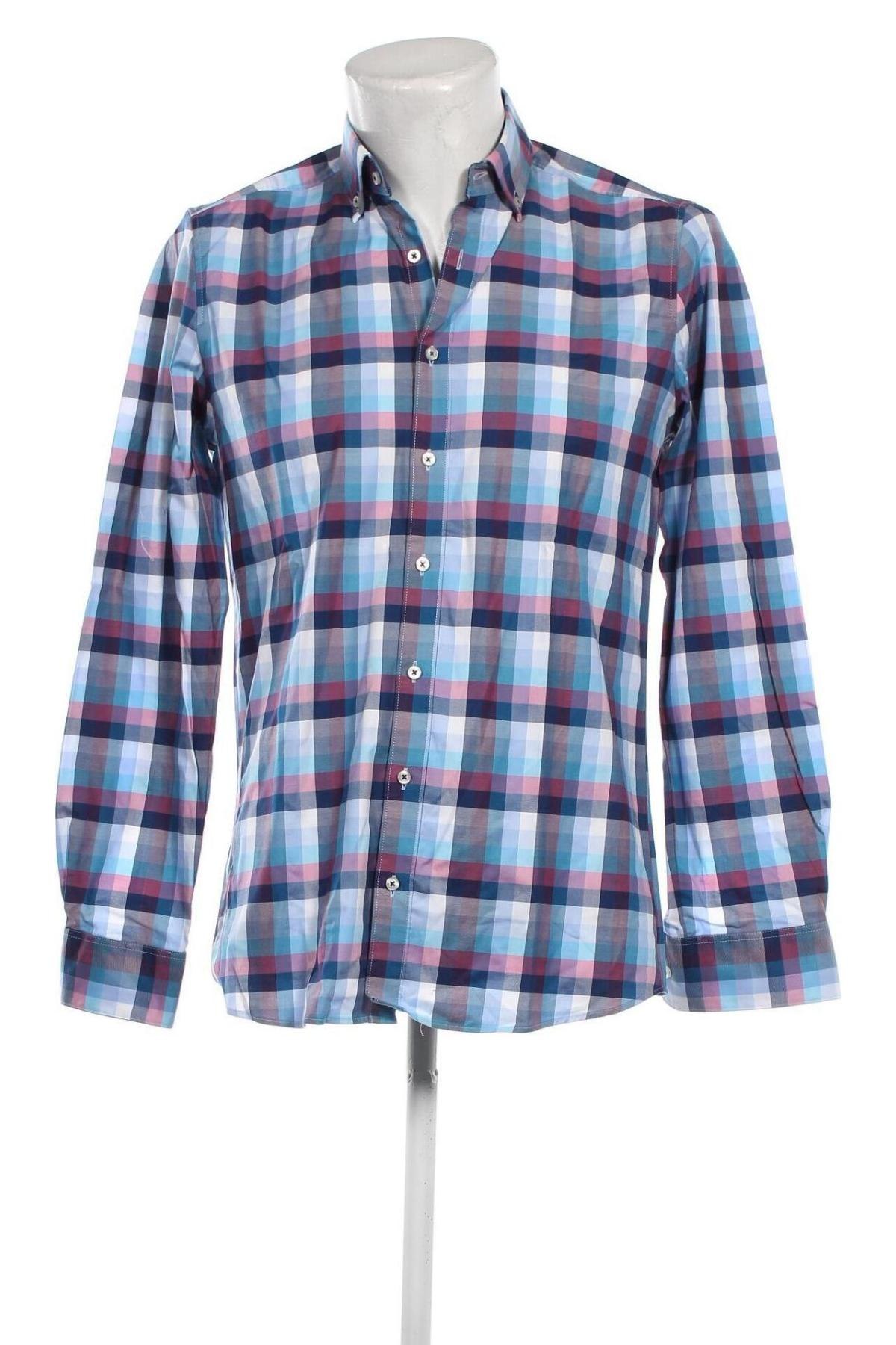 Ανδρικό πουκάμισο Olymp, Μέγεθος M, Χρώμα Πολύχρωμο, Τιμή 5,23 €