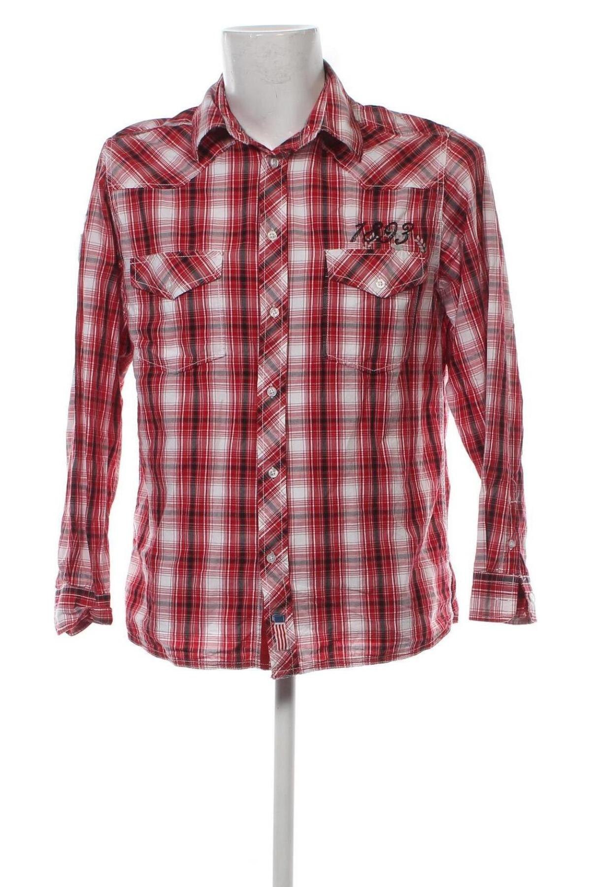 Ανδρικό πουκάμισο Rhode Island, Μέγεθος L, Χρώμα Πολύχρωμο, Τιμή 3,23 €