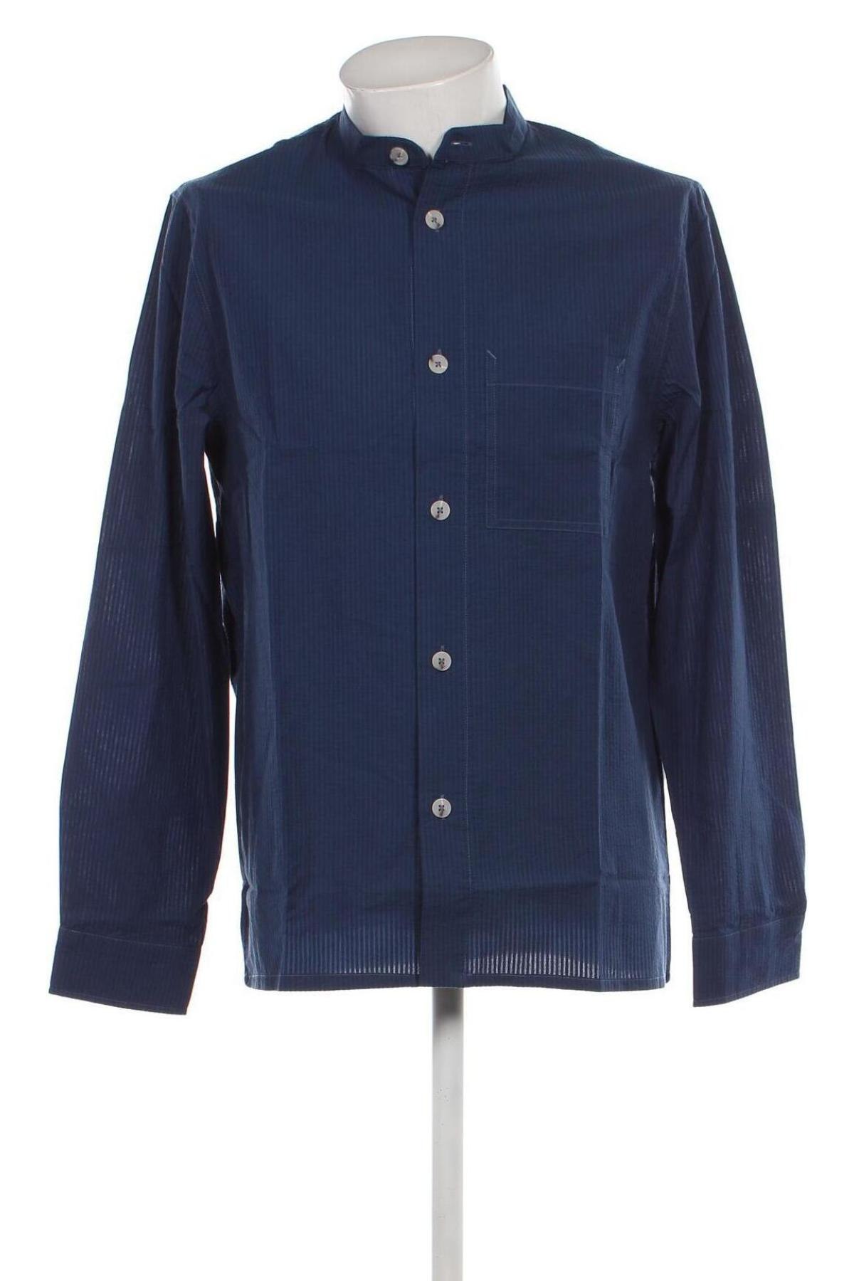 Ανδρικό πουκάμισο Rotholz, Μέγεθος M, Χρώμα Μπλέ, Τιμή 30,76 €