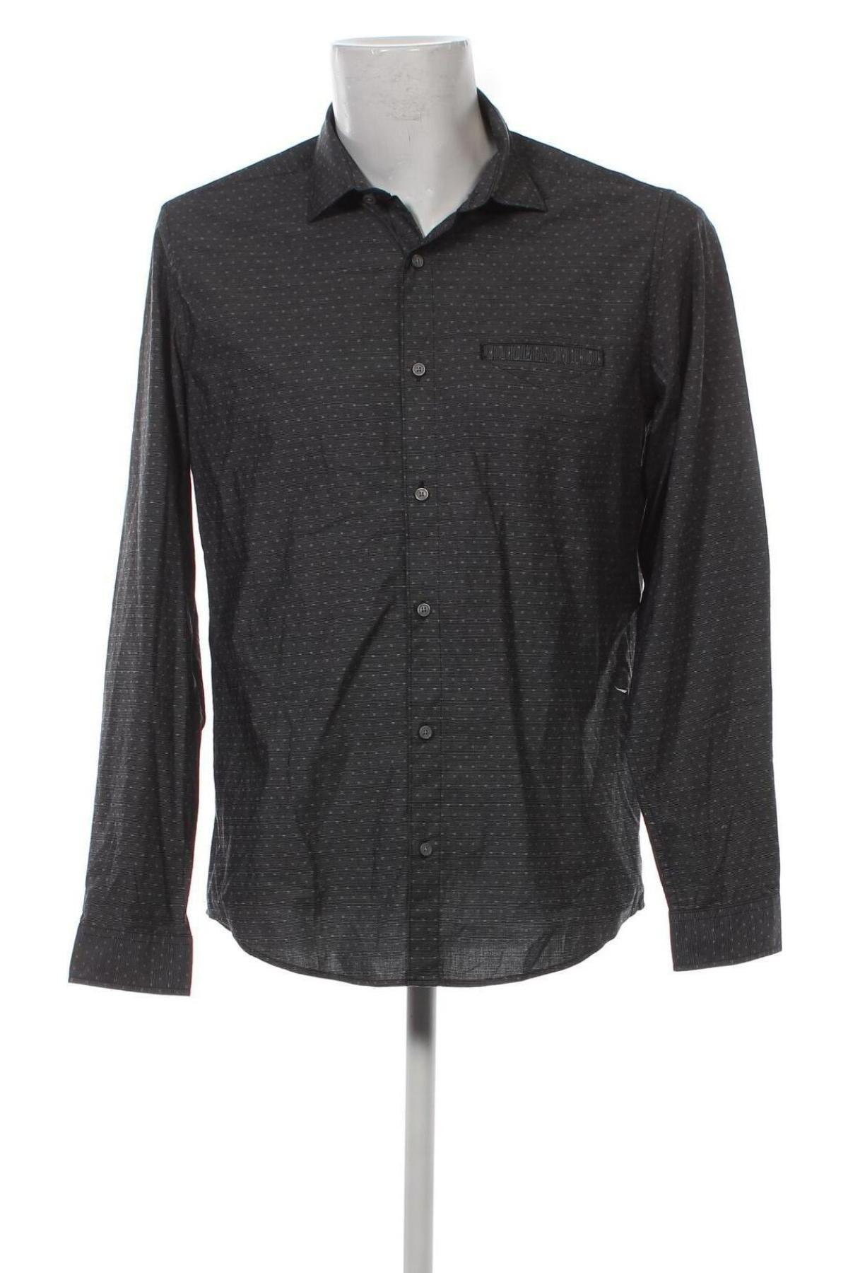 Ανδρικό πουκάμισο S.Oliver, Μέγεθος L, Χρώμα Γκρί, Τιμή 9,69 €