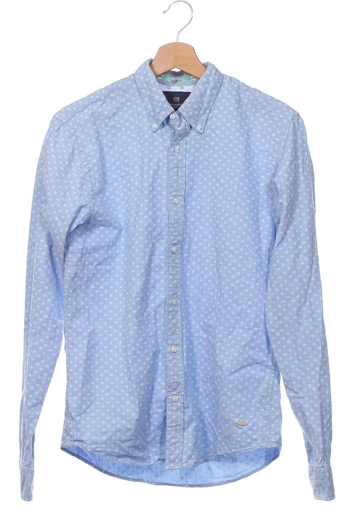 Ανδρικό πουκάμισο Scotch & Soda, Μέγεθος S, Χρώμα Μπλέ, Τιμή 40,21 €