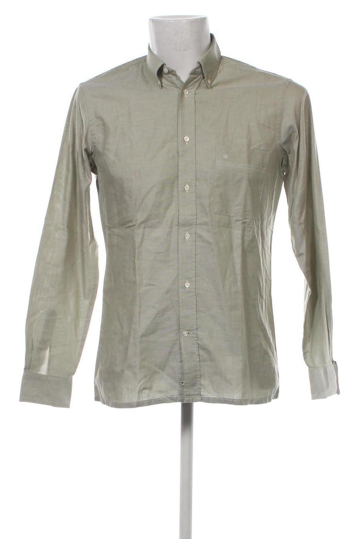 Herrenhemd Van Laack, Größe M, Farbe Grün, Preis 37,54 €