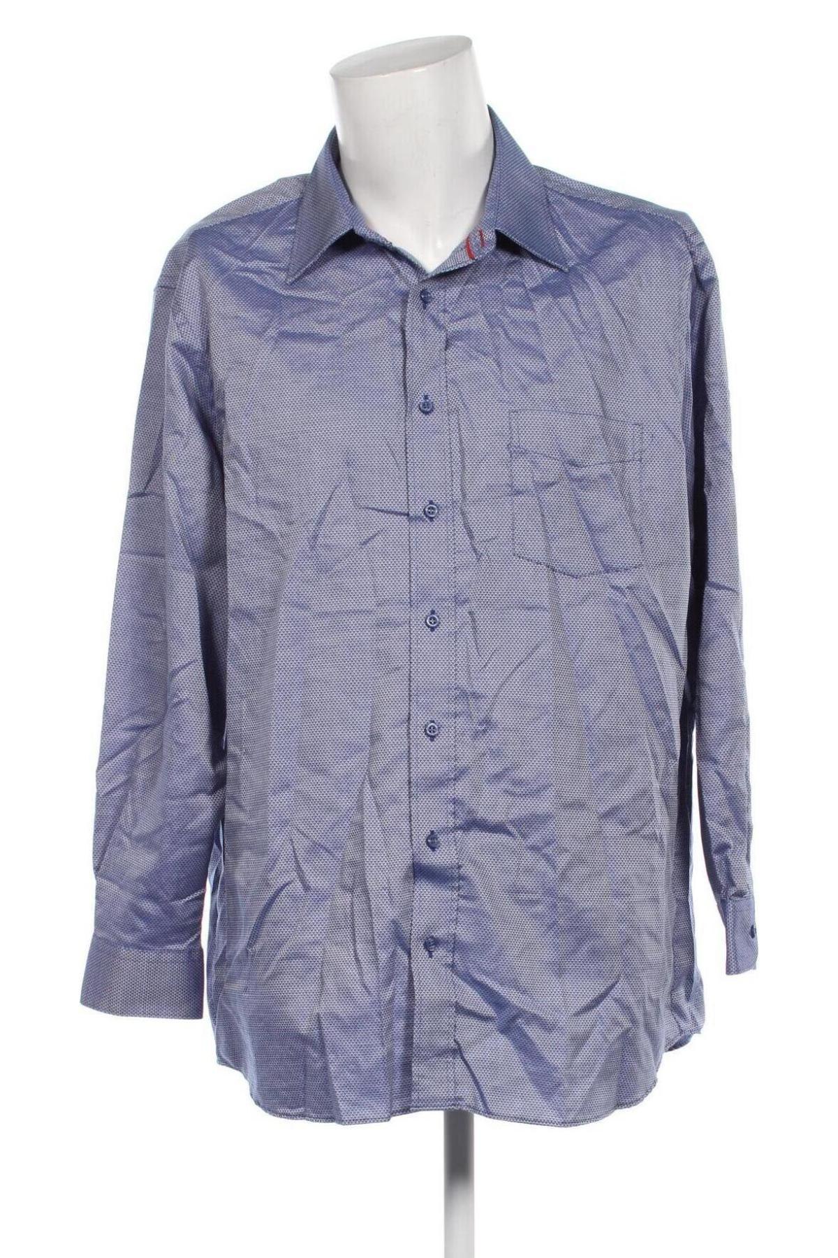 Ανδρικό πουκάμισο Walbusch, Μέγεθος XXL, Χρώμα Μπλέ, Τιμή 6,10 €