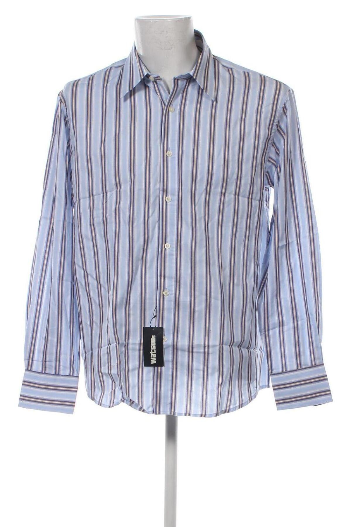 Ανδρικό πουκάμισο Watson's, Μέγεθος L, Χρώμα Πολύχρωμο, Τιμή 12,86 €