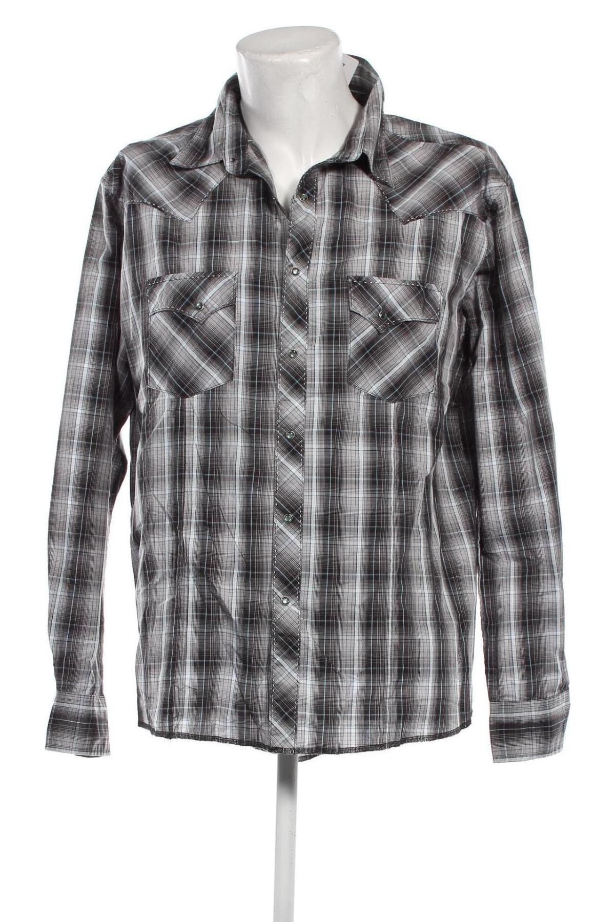 Herrenhemd Wrangler, Größe XXL, Farbe Mehrfarbig, Preis 22,90 €