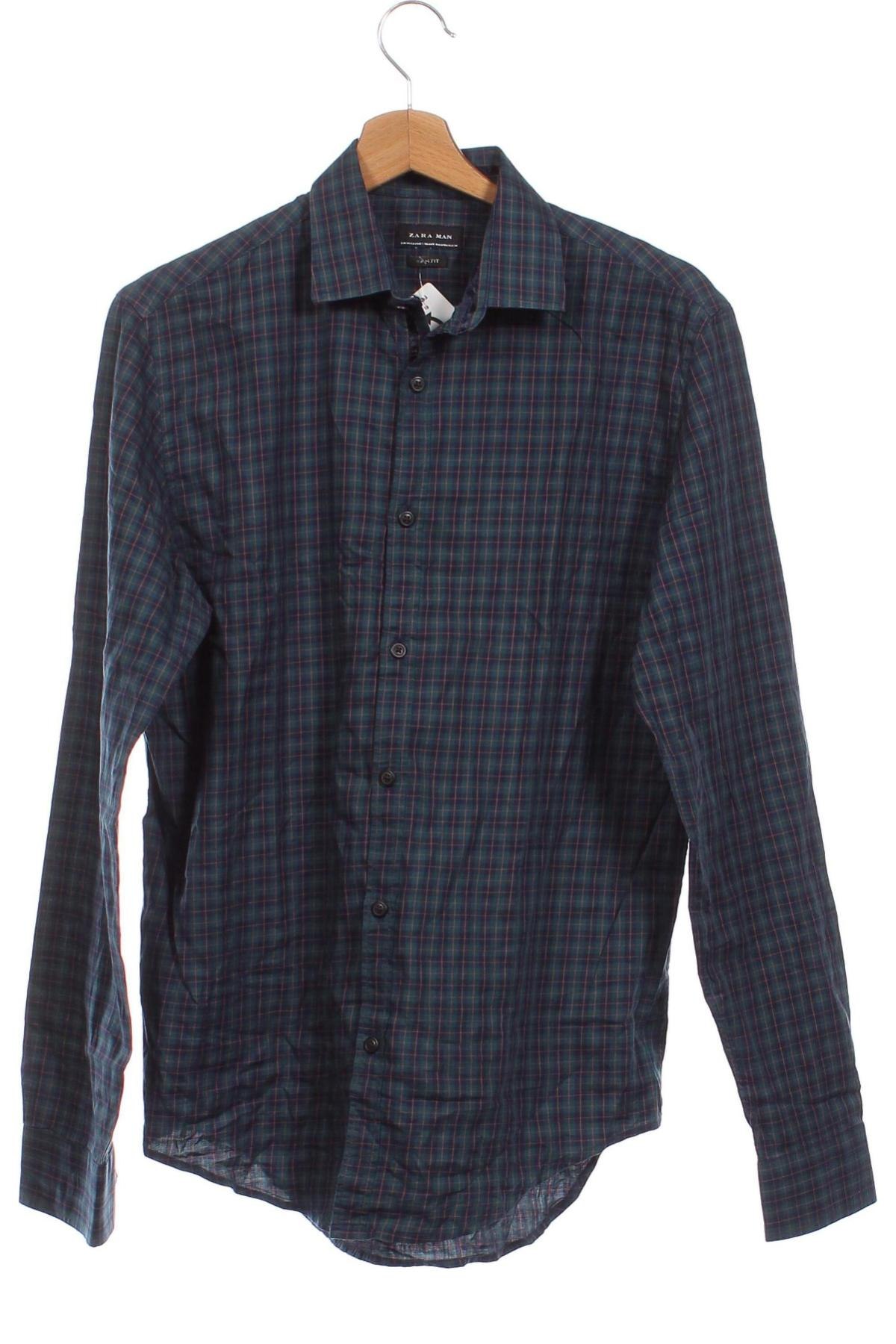 Ανδρικό πουκάμισο Zara Man, Μέγεθος M, Χρώμα Πολύχρωμο, Τιμή 17,94 €