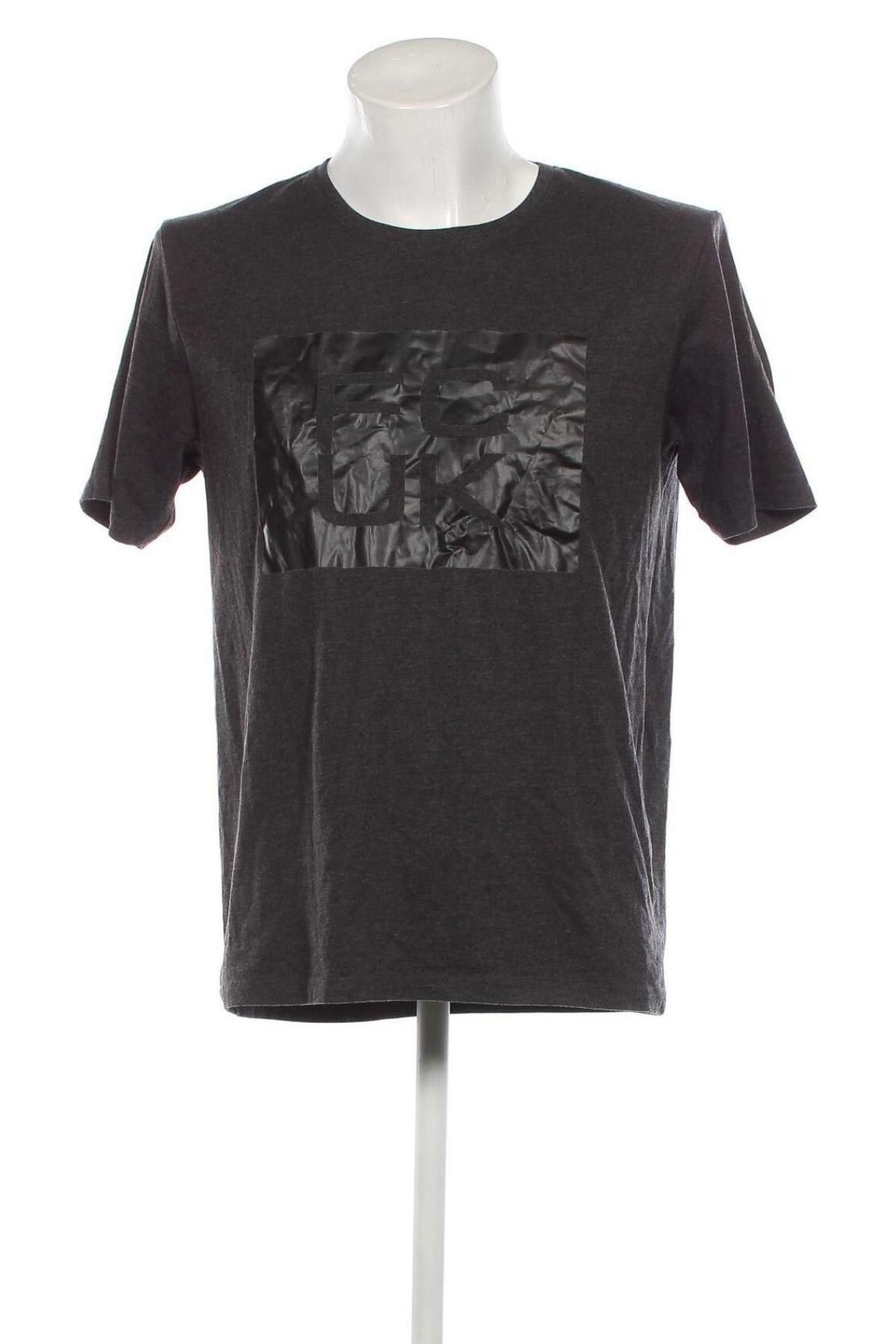 Ανδρικό t-shirt, Μέγεθος L, Χρώμα Γκρί, Τιμή 7,42 €