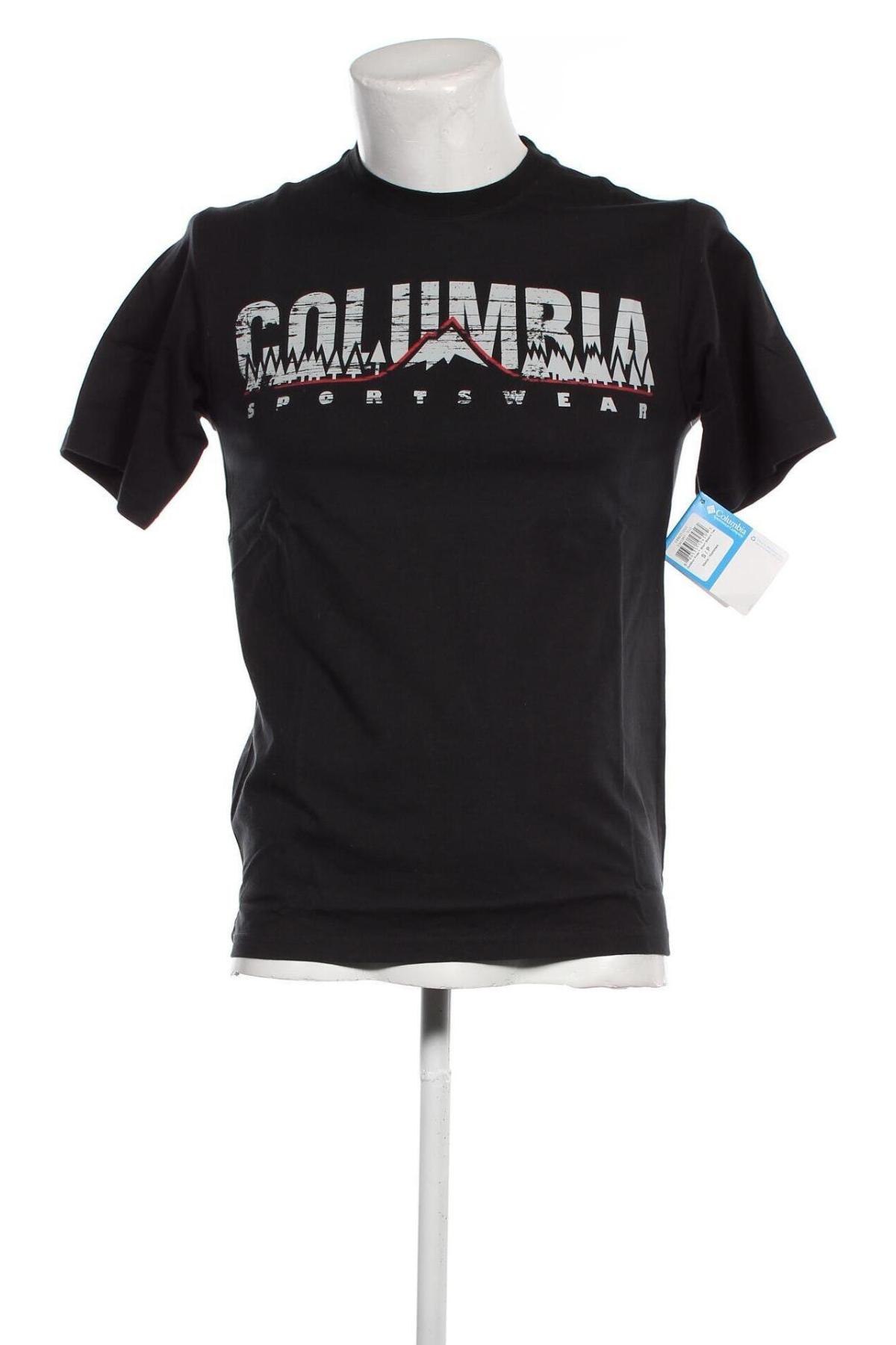 Ανδρικό t-shirt Columbia, Μέγεθος S, Χρώμα Μαύρο, Τιμή 35,88 €