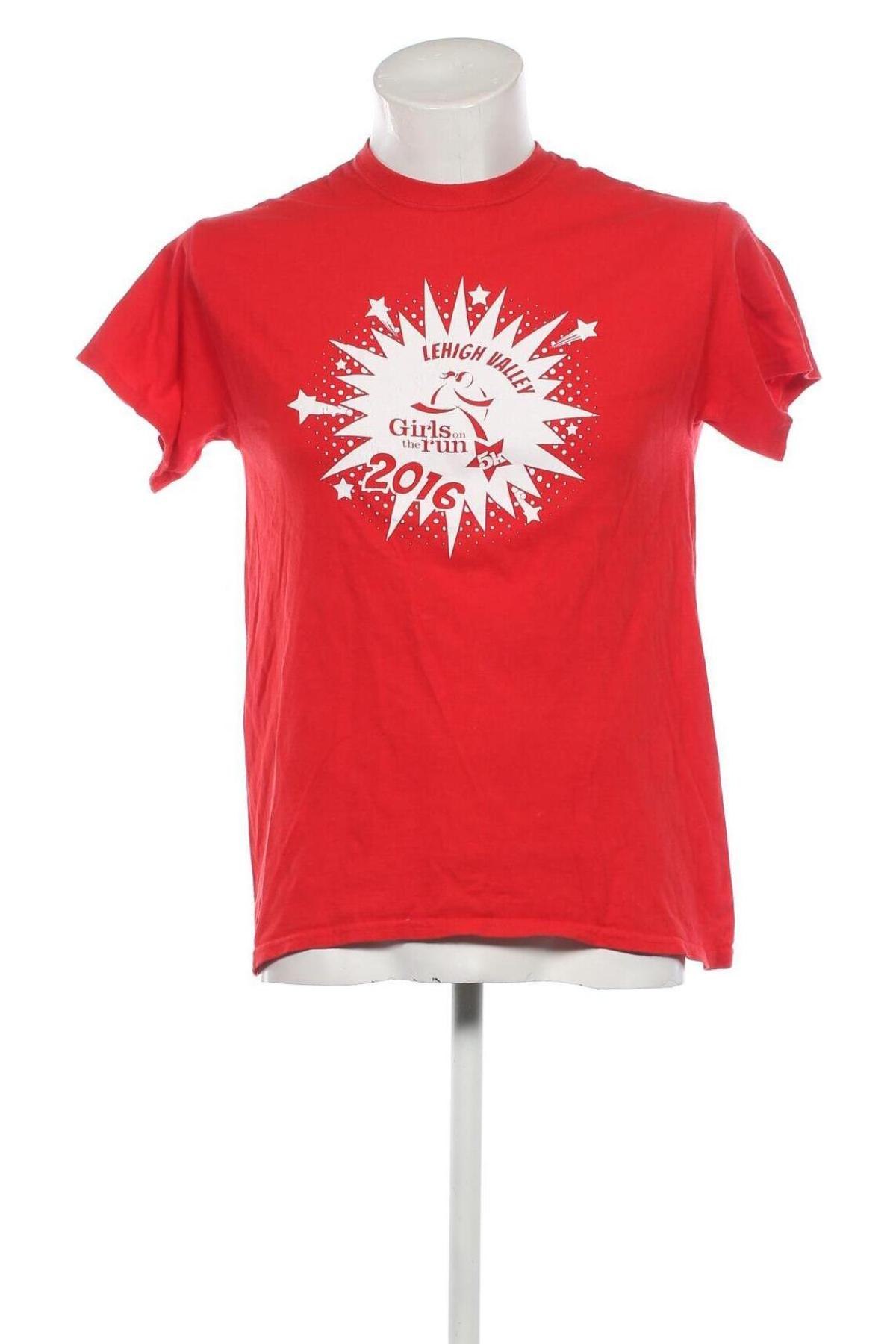 Herren T-Shirt Gildan, Größe M, Farbe Rot, Preis 6,62 €