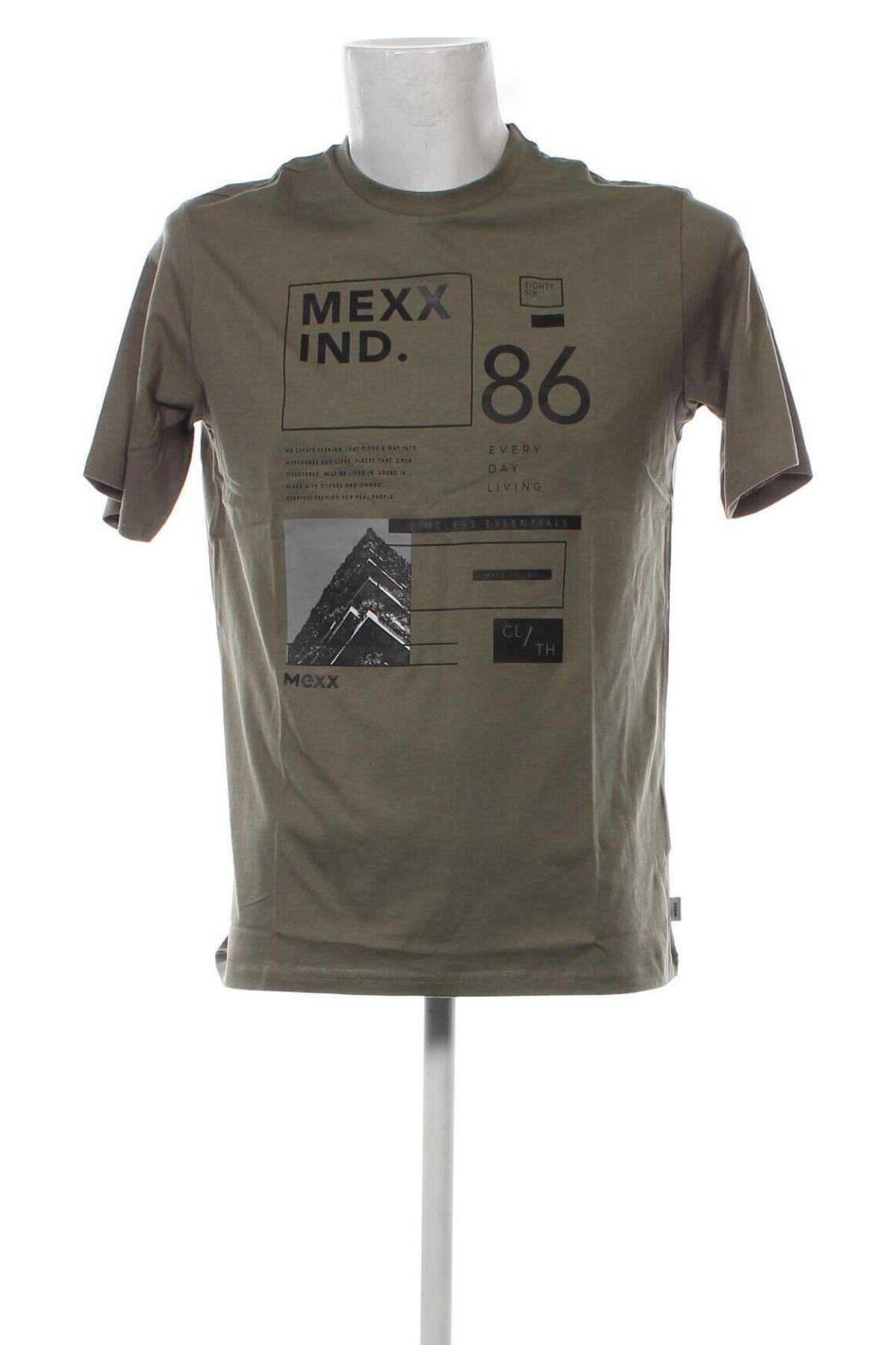 Ανδρικό t-shirt Mexx, Μέγεθος L, Χρώμα Πράσινο, Τιμή 14,95 €