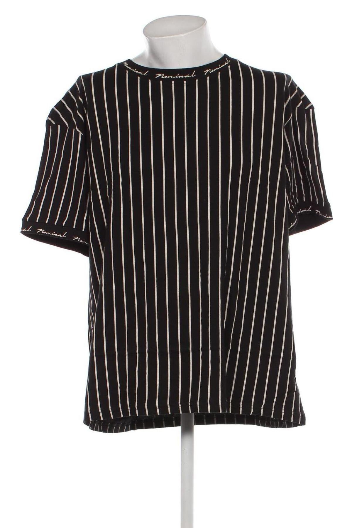 Мъжка тениска Nominal, Размер 5XL, Цвят Черен, Цена 29,00 лв.
