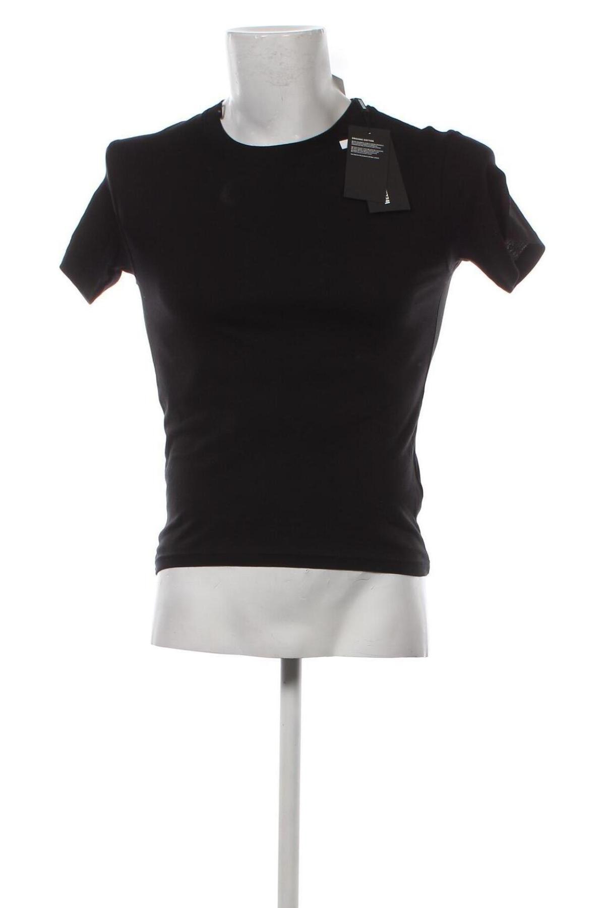 Ανδρικό t-shirt Weekday, Μέγεθος XS, Χρώμα Μαύρο, Τιμή 14,43 €