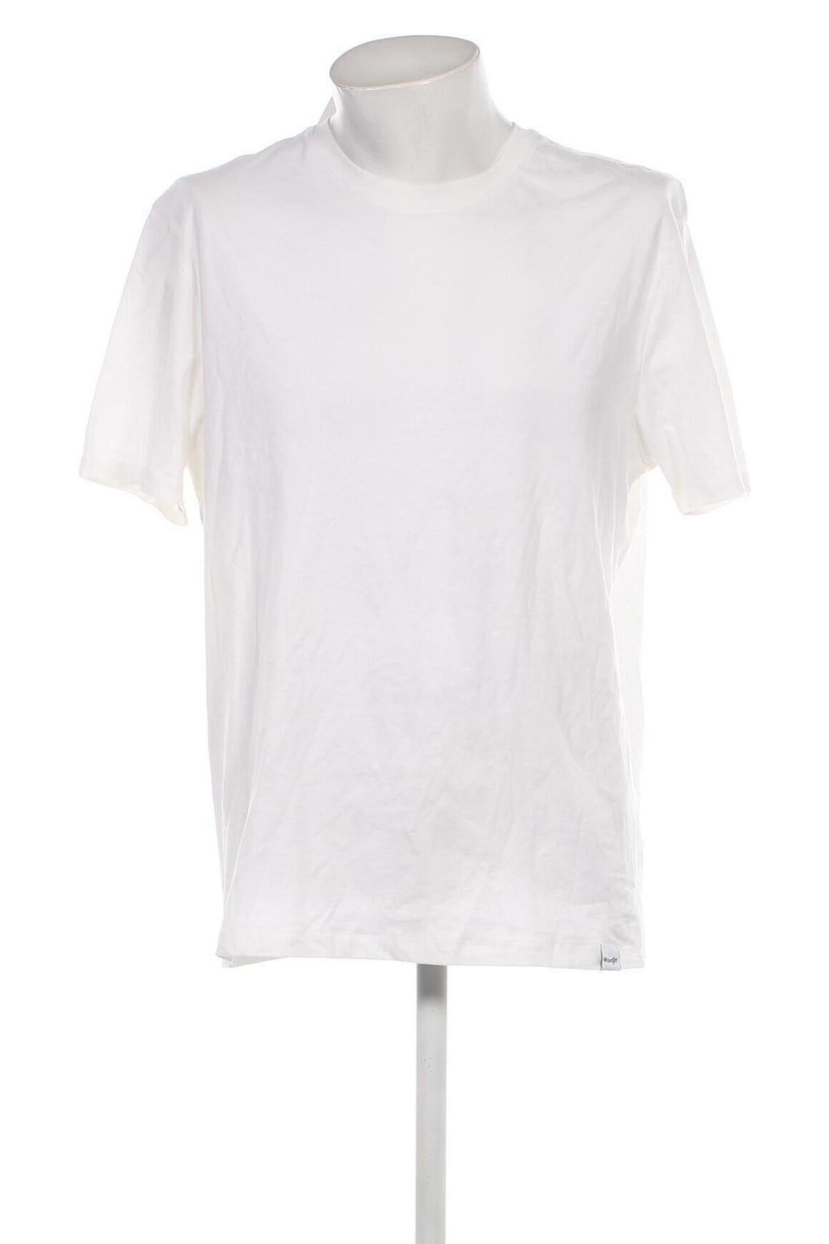 Herren T-Shirt Wrangler, Größe L, Farbe Ecru, Preis € 28,87