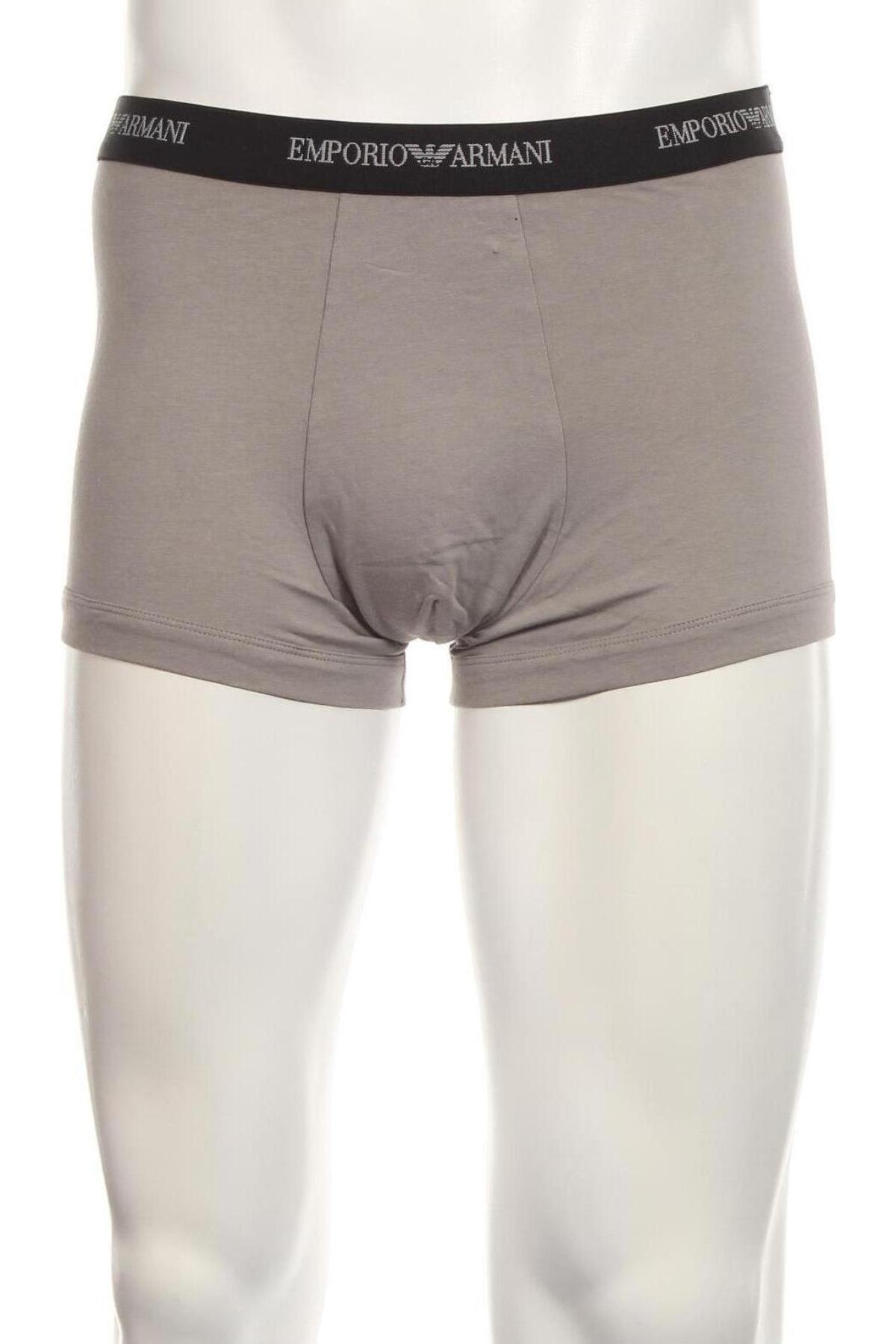 Ανδρικά μποξεράκια Emporio Armani Underwear, Μέγεθος XL, Χρώμα Γκρί, Τιμή 30,23 €