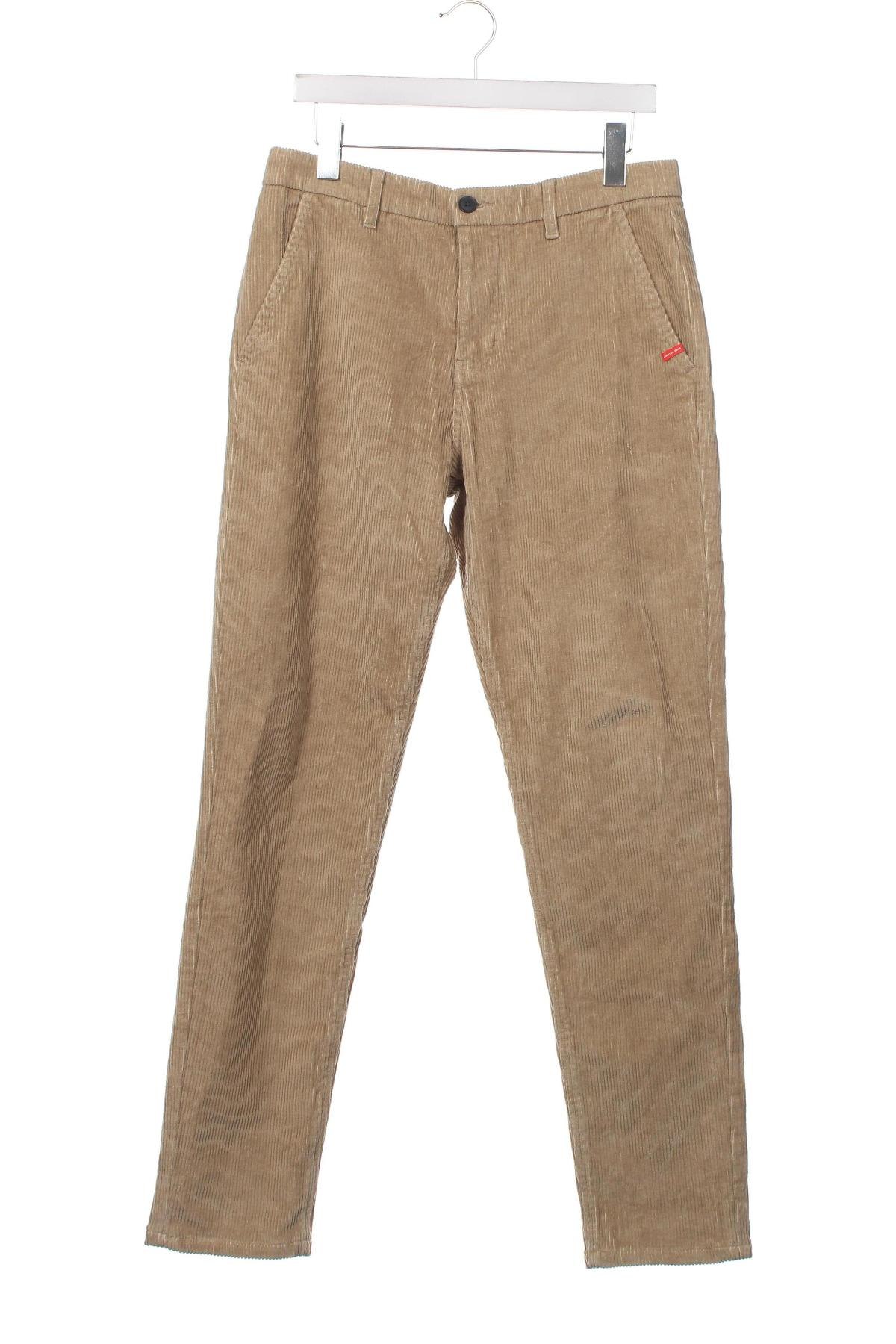 Pantaloni raiați de bărbați Hampton Bays, Mărime S, Culoare Bej, Preț 94,14 Lei
