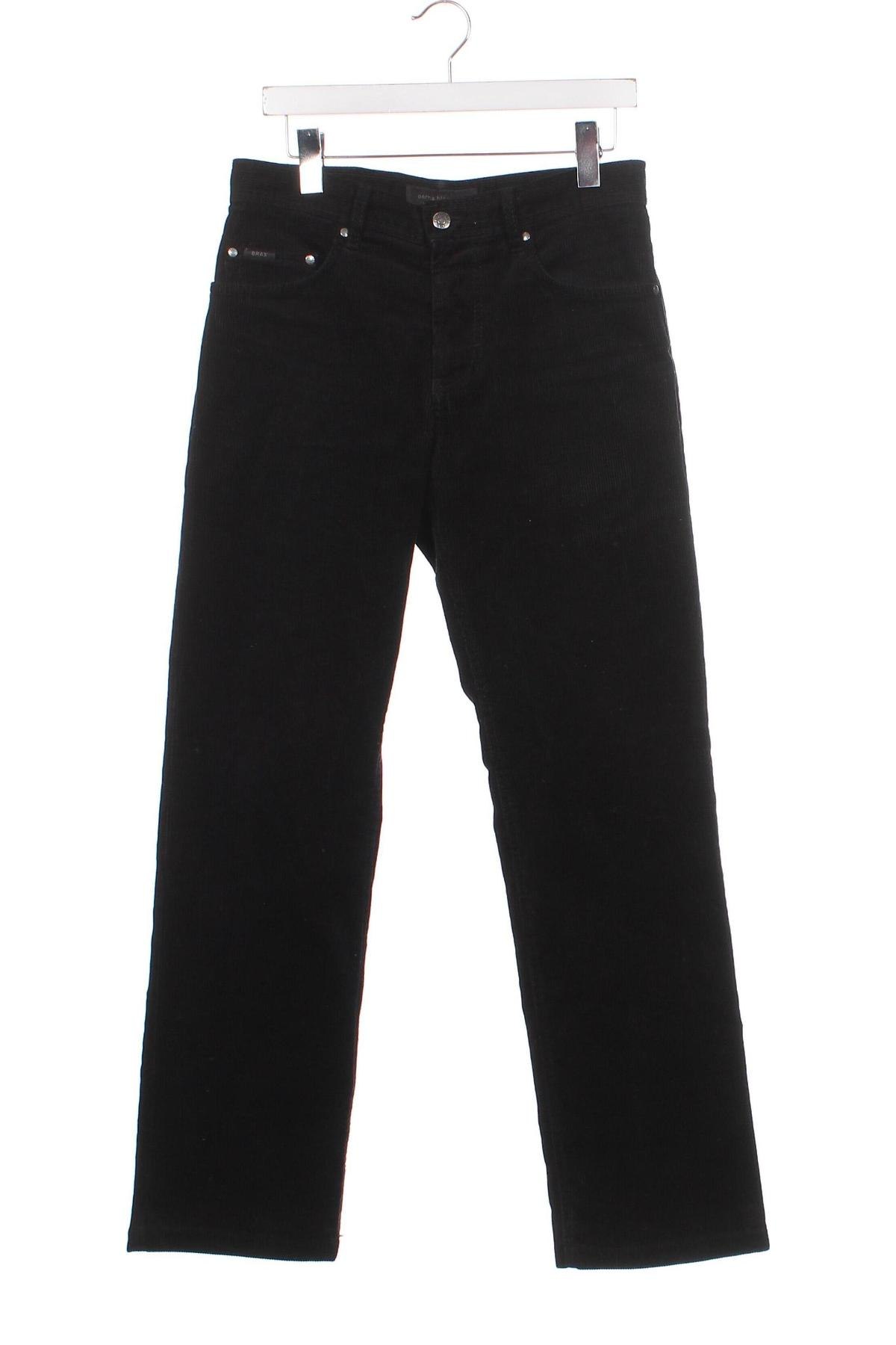 Pantaloni raiați de bărbați Brax, Mărime M, Culoare Negru, Preț 30,59 Lei