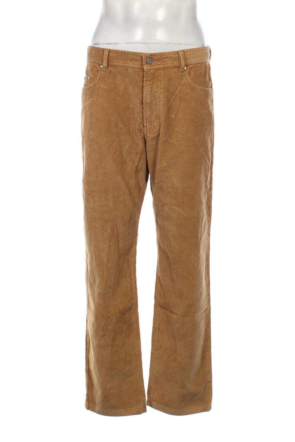 Pantaloni raiați de bărbați Brax, Mărime L, Culoare Bej, Preț 59,28 Lei