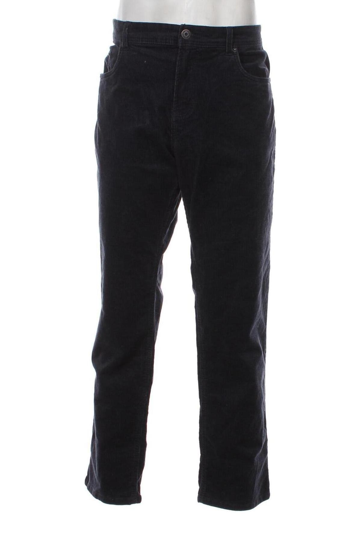 Pantaloni raiați de bărbați C&A, Mărime XL, Culoare Albastru, Preț 48,65 Lei