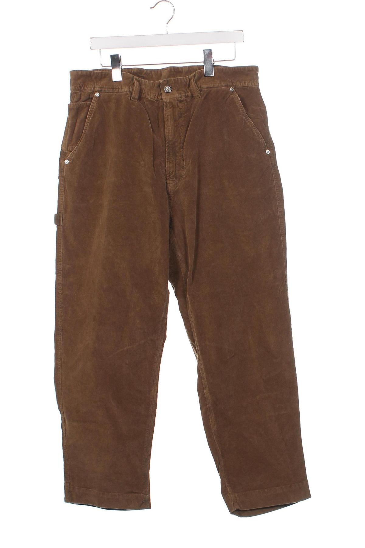 Pantaloni raiați de bărbați Diesel, Mărime M, Culoare Maro, Preț 315,79 Lei