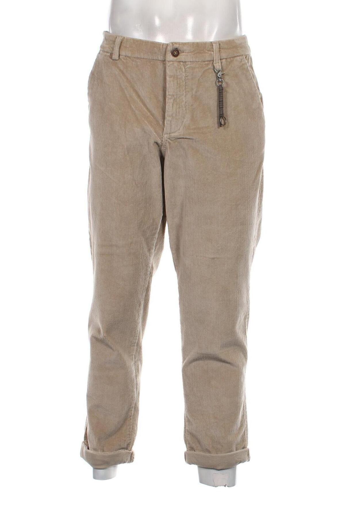Ανδρικό κοτλέ παντελόνι Jack & Jones, Μέγεθος L, Χρώμα  Μπέζ, Τιμή 7,61 €