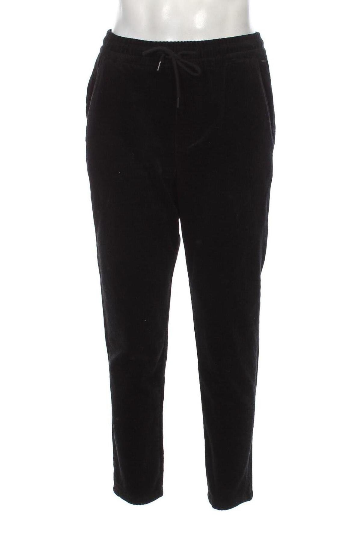 Ανδρικό κοτλέ παντελόνι Only & Sons, Μέγεθος L, Χρώμα Μαύρο, Τιμή 5,38 €